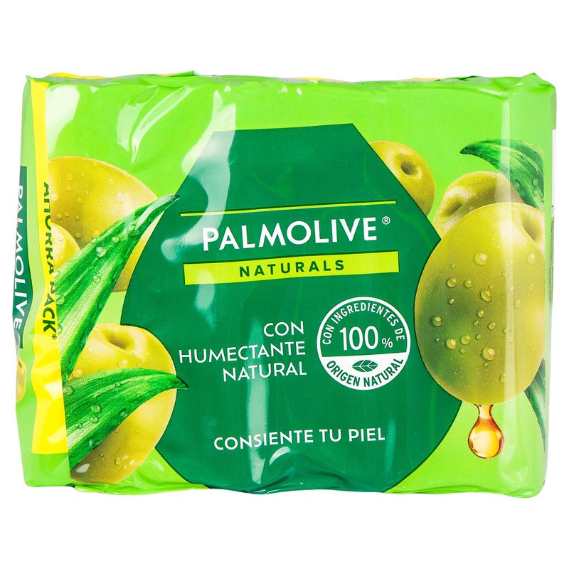 Jabon Palmolive Natural Oliva Y Aloe Vera 120 G Con 4 7509546682501 8