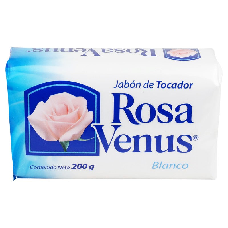 Jabon Rosa Venus Barra Blanco 200 G 7501026006852 3