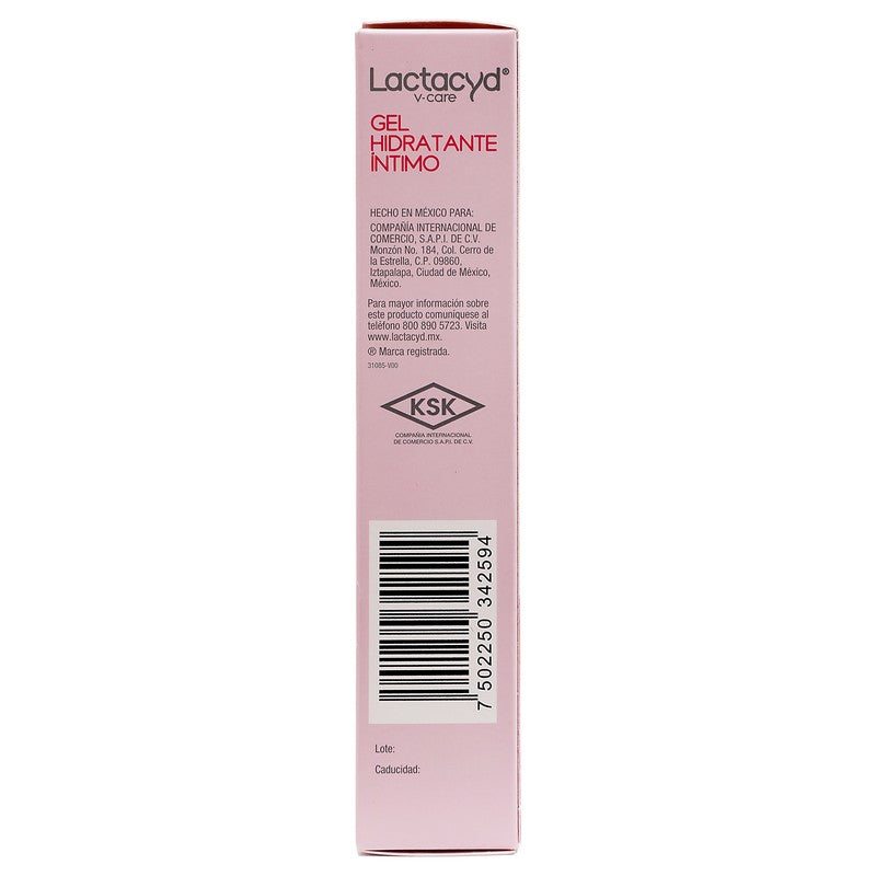 Lactacyd V-Care Gel Hidratante Intimo 30 G 7502250342594 8