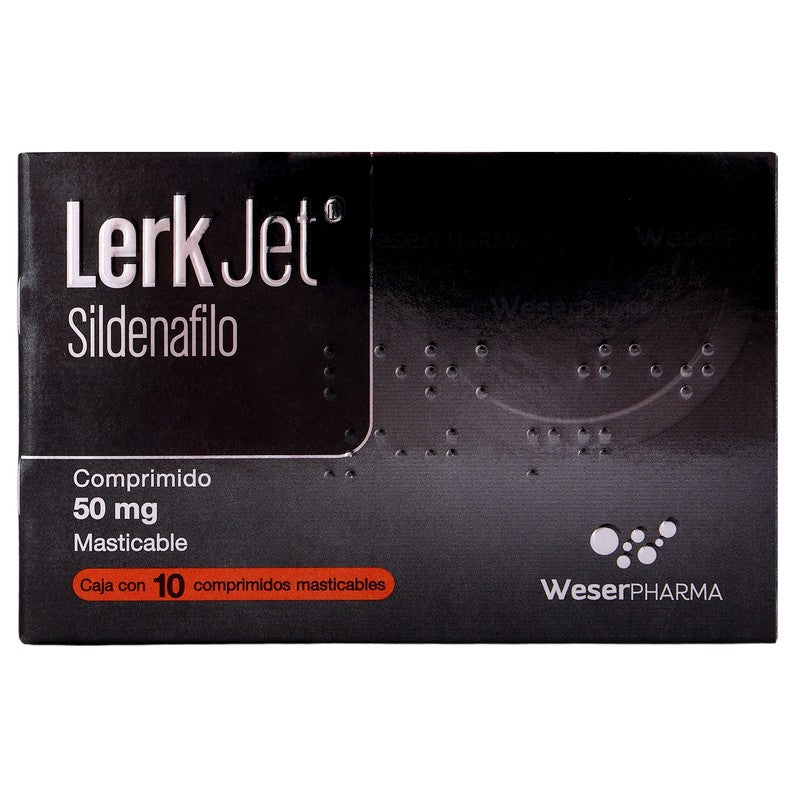 Lerk Jet 50 Mg Con 10 Comprimidos Masticables 7501300450074