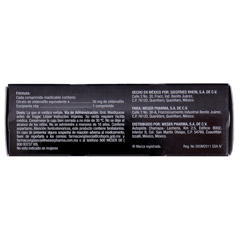 Lerk Jet 50 Mg Con 10 Comprimidos Masticables 7501300450074 5