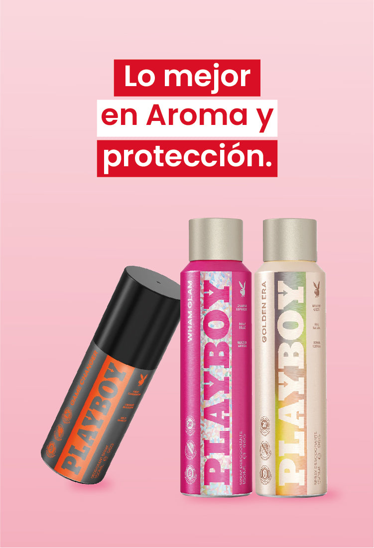 lo mejor en aroma y proteccion desodorantes playboy 
