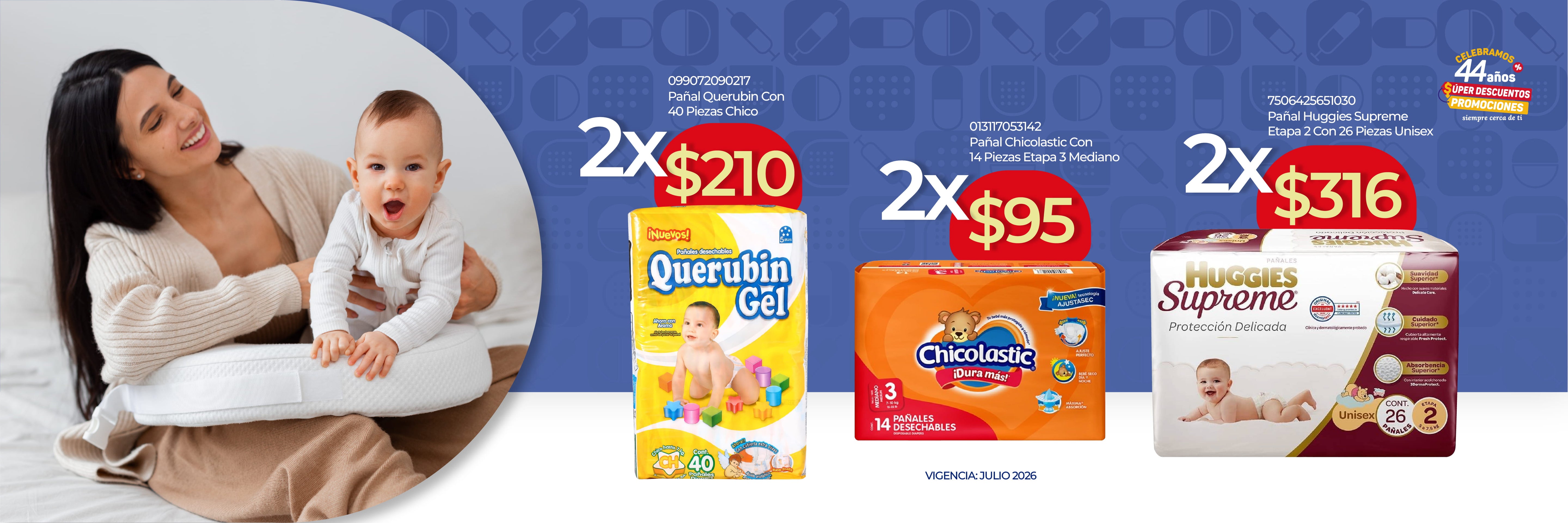 ofertas en pañales para bebé