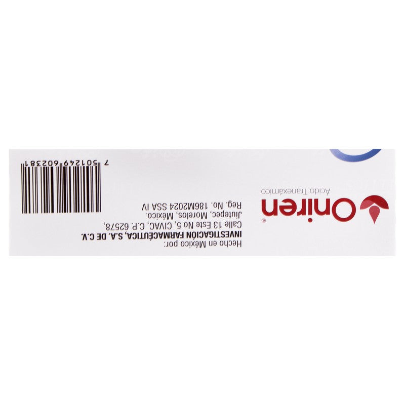 Oniren 650 Mg Con 30 Tabletas 7501249602381 6