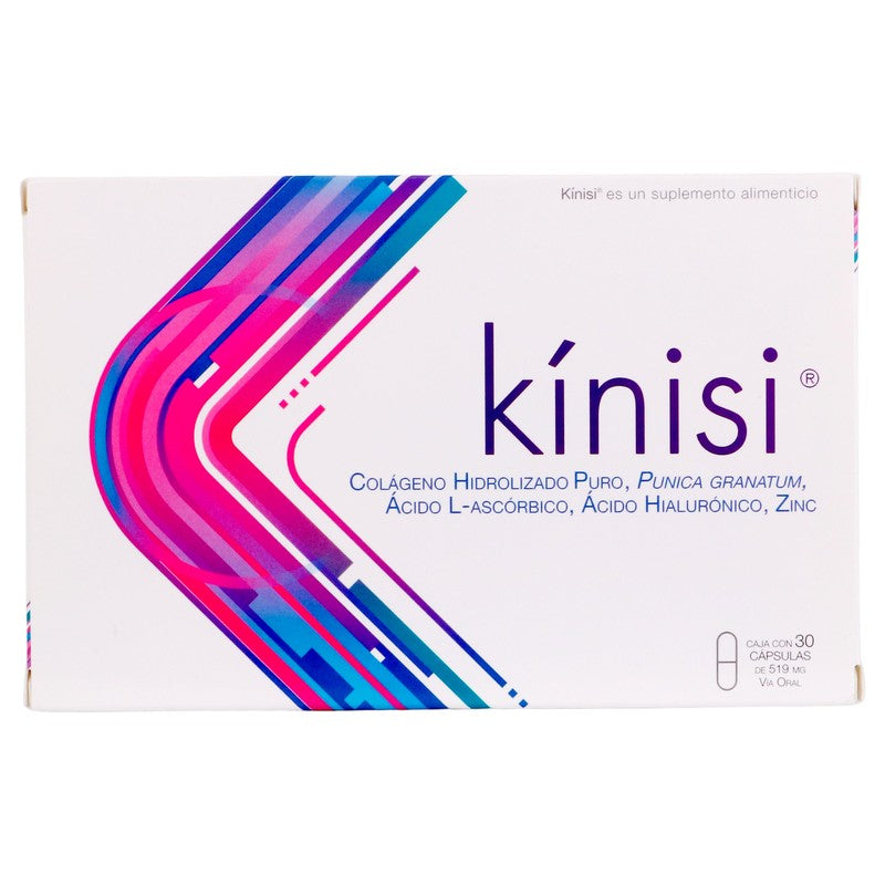 Kinisi 514 Mg Colag HidrolizadoAc Hialuronico Suplemento Alimenticio Con 30 Capsulas 8437011772978