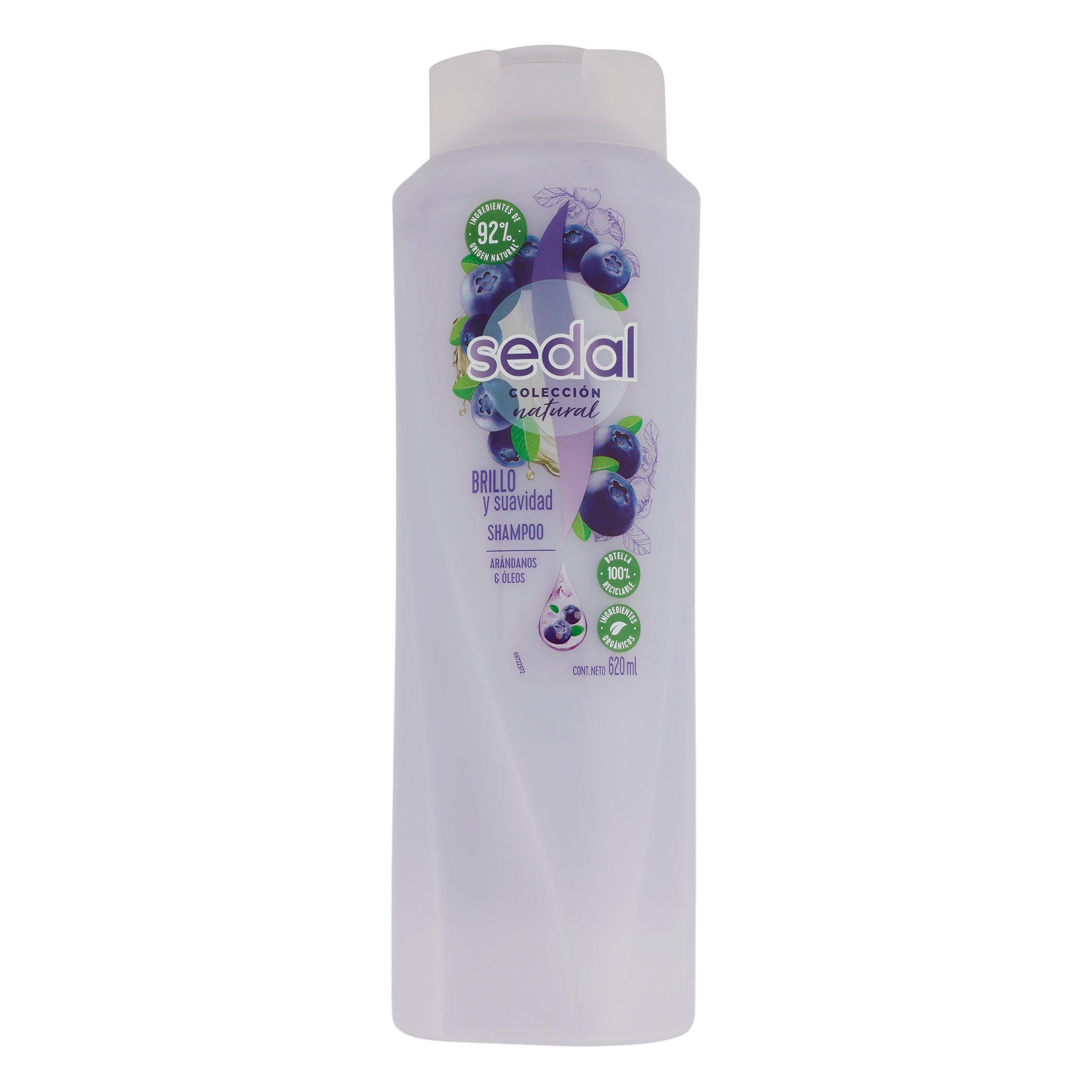 Shampoo Sedal Brillo Suavidad Arandano Y Oleo 620 Ml-1