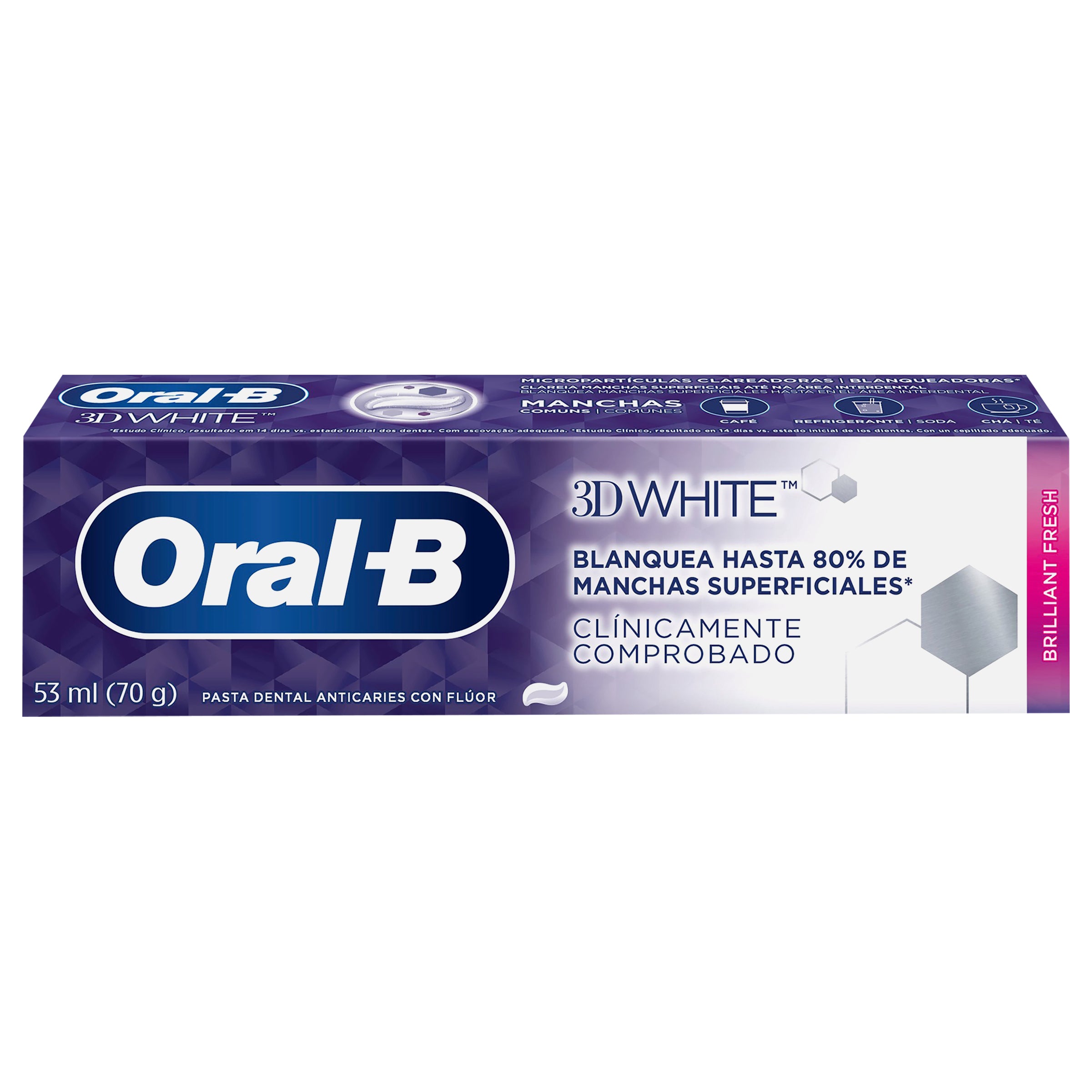 Crema Dental Oral B 3Dw Brillian Fresh 53 Ml-1