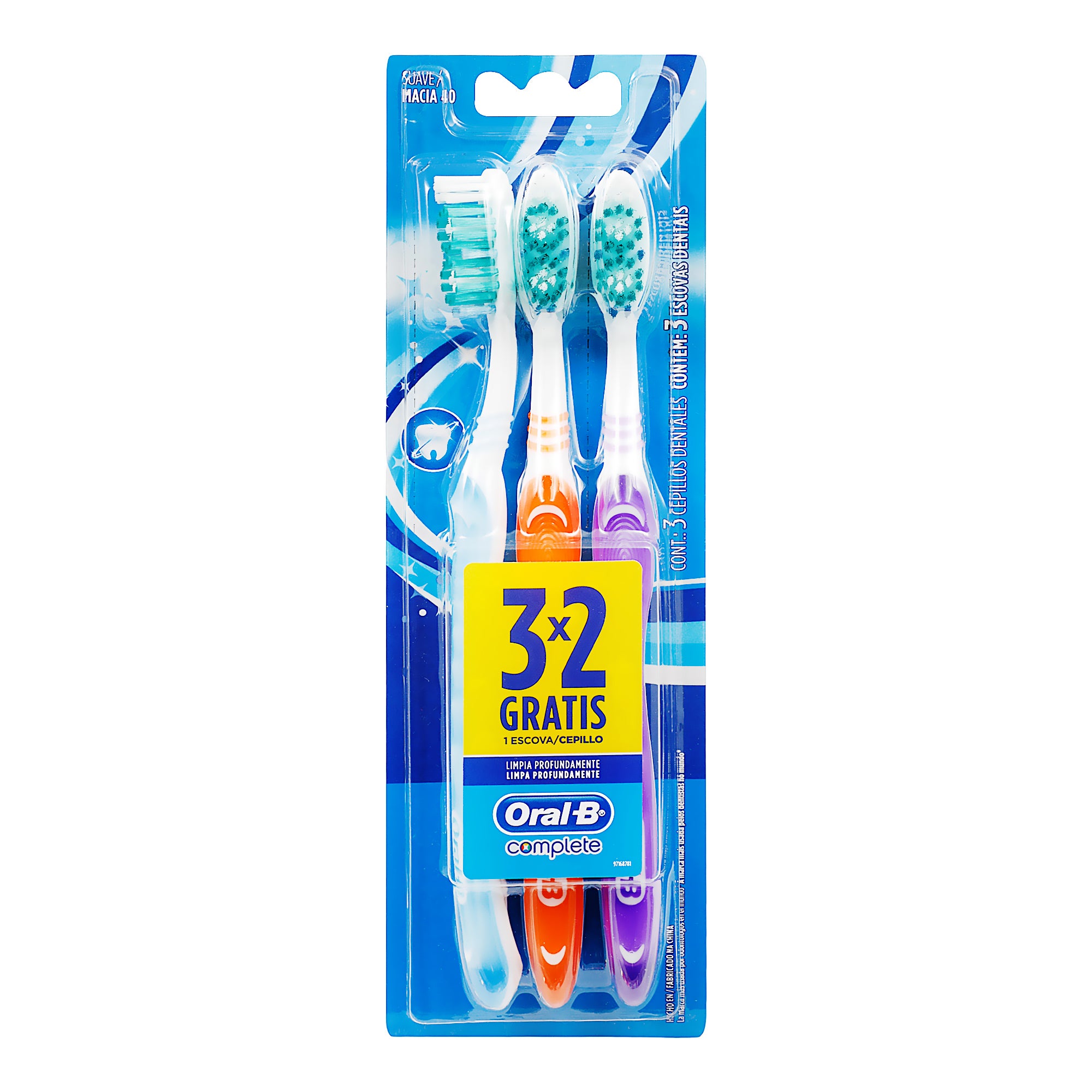 Cepillo Dental Oral-B Complet 40Sve Con 3-1