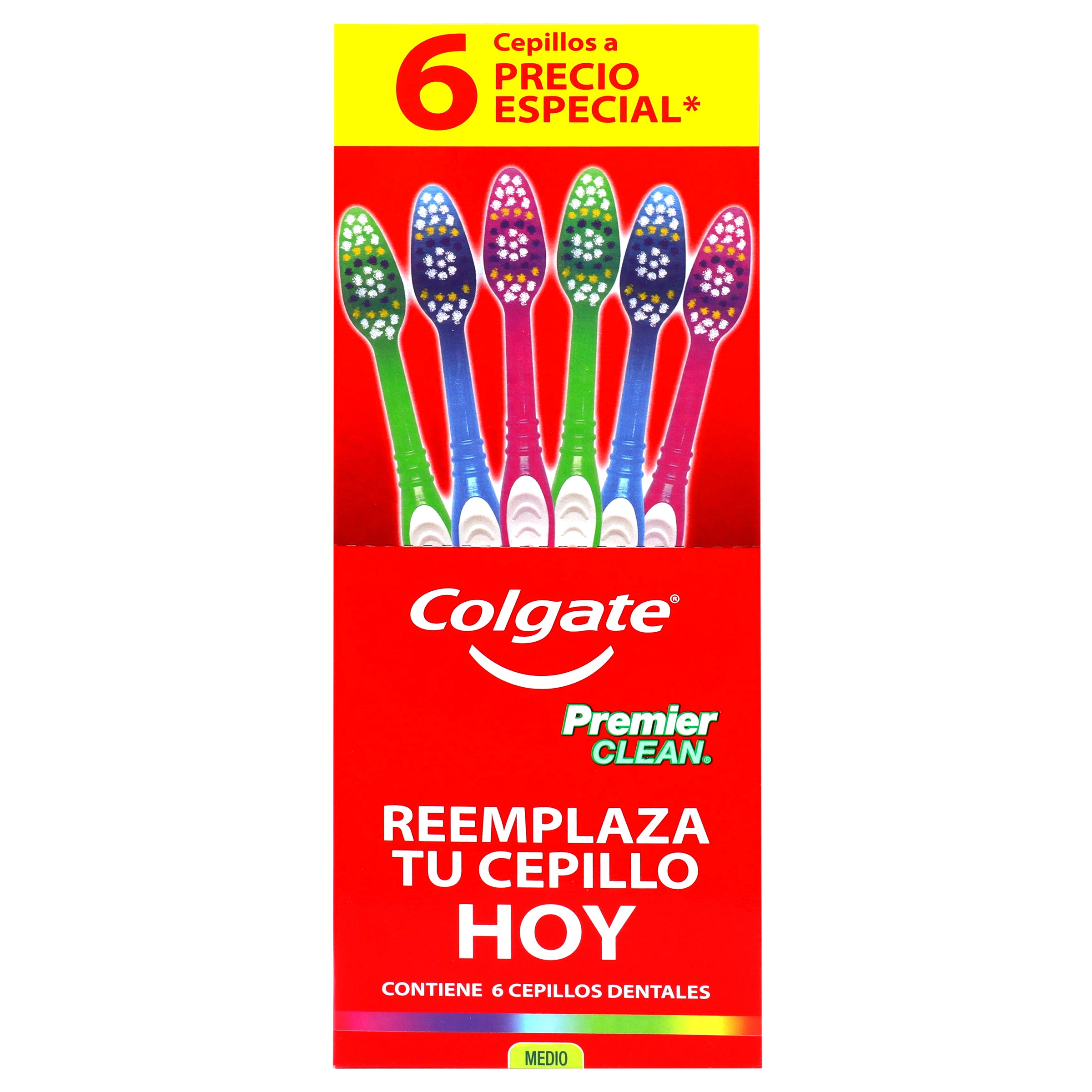 Cepillo Dental Colgate Prem-Clean Con 6-1