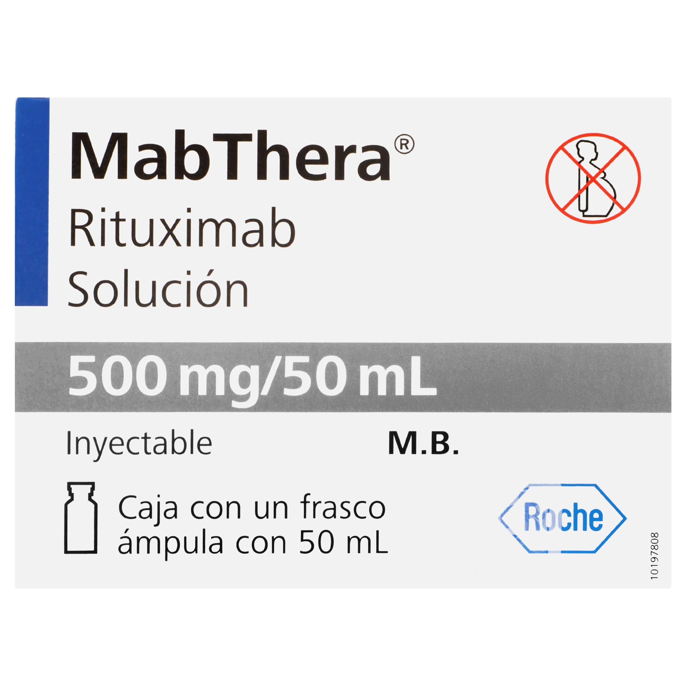 Mabthera 500 Mg Solucion Inyectable Frasco Ampula De 50 Ml-1