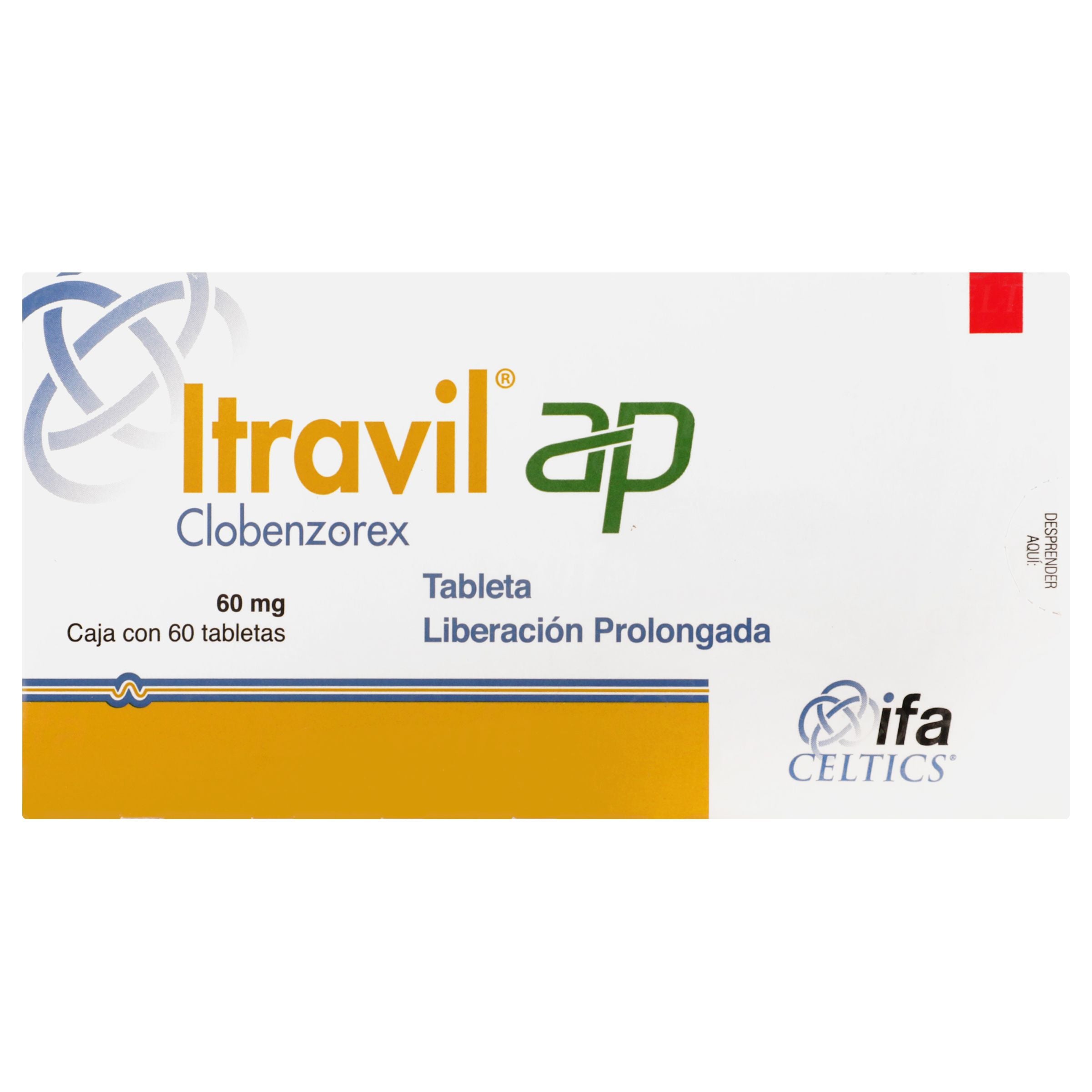 Itravil Ap 60 Mg Con 60 Capsulas Liberacion Prolongada-1