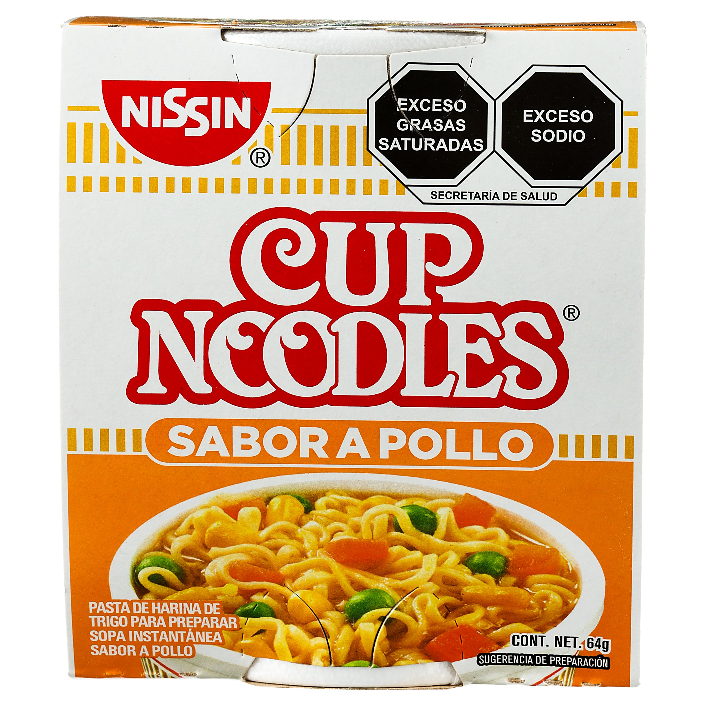 Sopa Nissin Cup Noodles Pollo 64 G-1