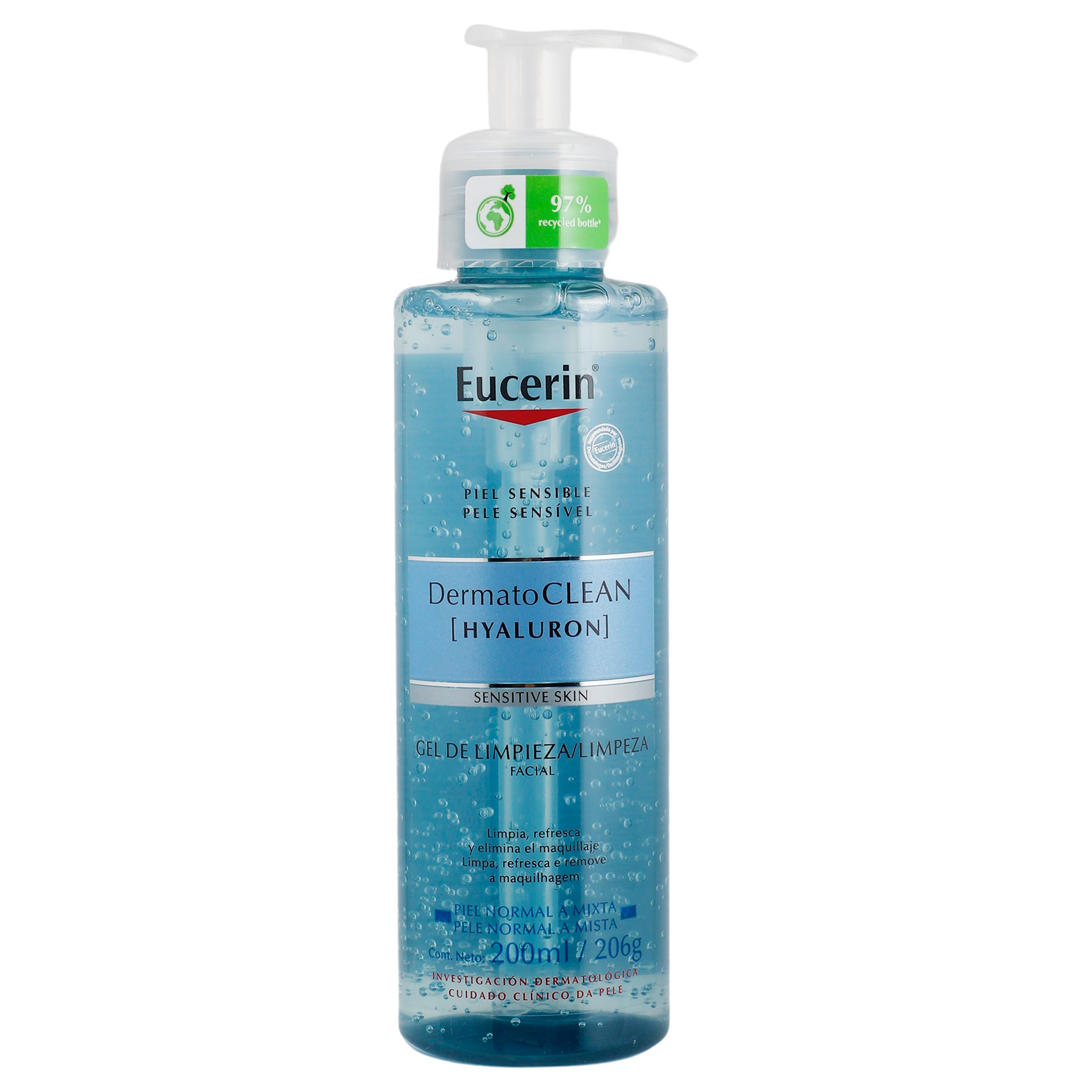 Eucerin Dermatoclean Gel Limpiador Facial 200 Ml-1