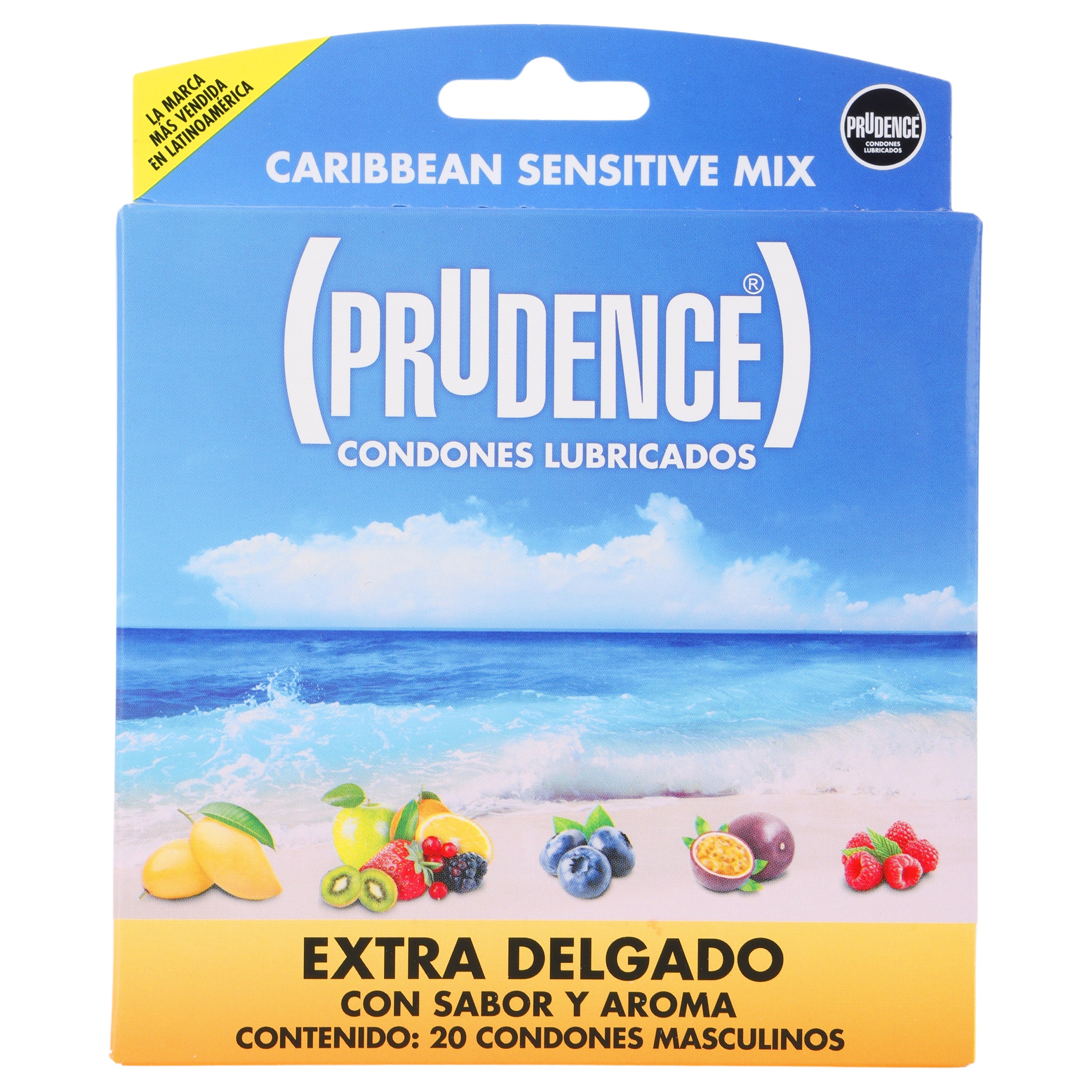 Preservativo Prudence Caribbe Mix Con 20 Piezas-1