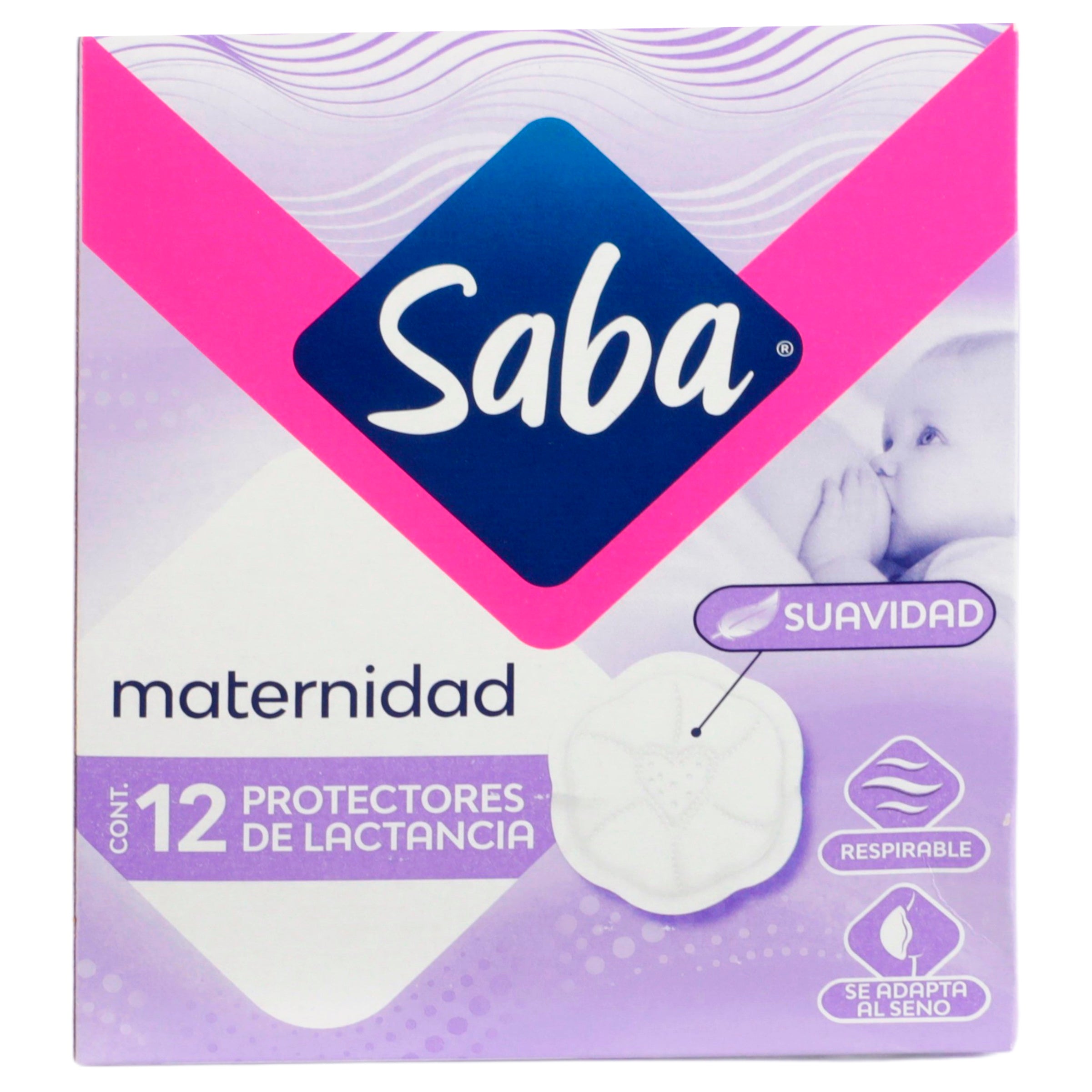 Protectores De Lactancia Saba Suavidad Con 12 Piezas-1