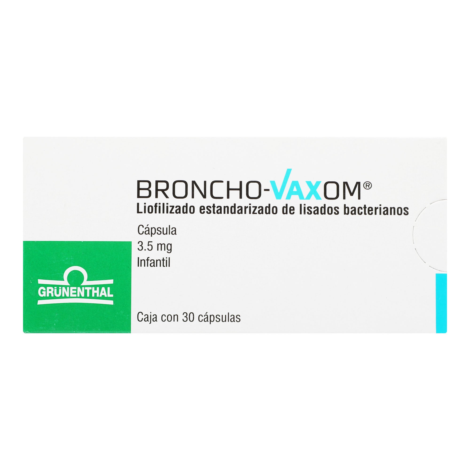 Broncho Vaxom Infantil 3.5 Mg Con 30 Capsulas-1