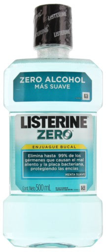 Enjuague Bucal Listerine Zero Menta Suave 500 Ml-1