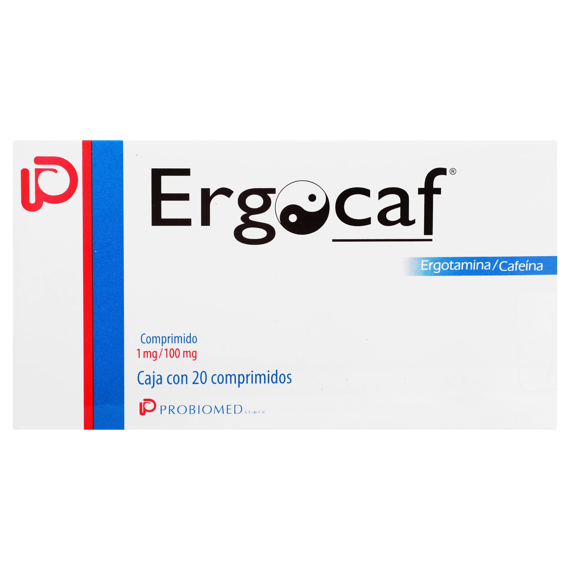 Ergocaf 1/100 Mg Con 20 Grageas-1