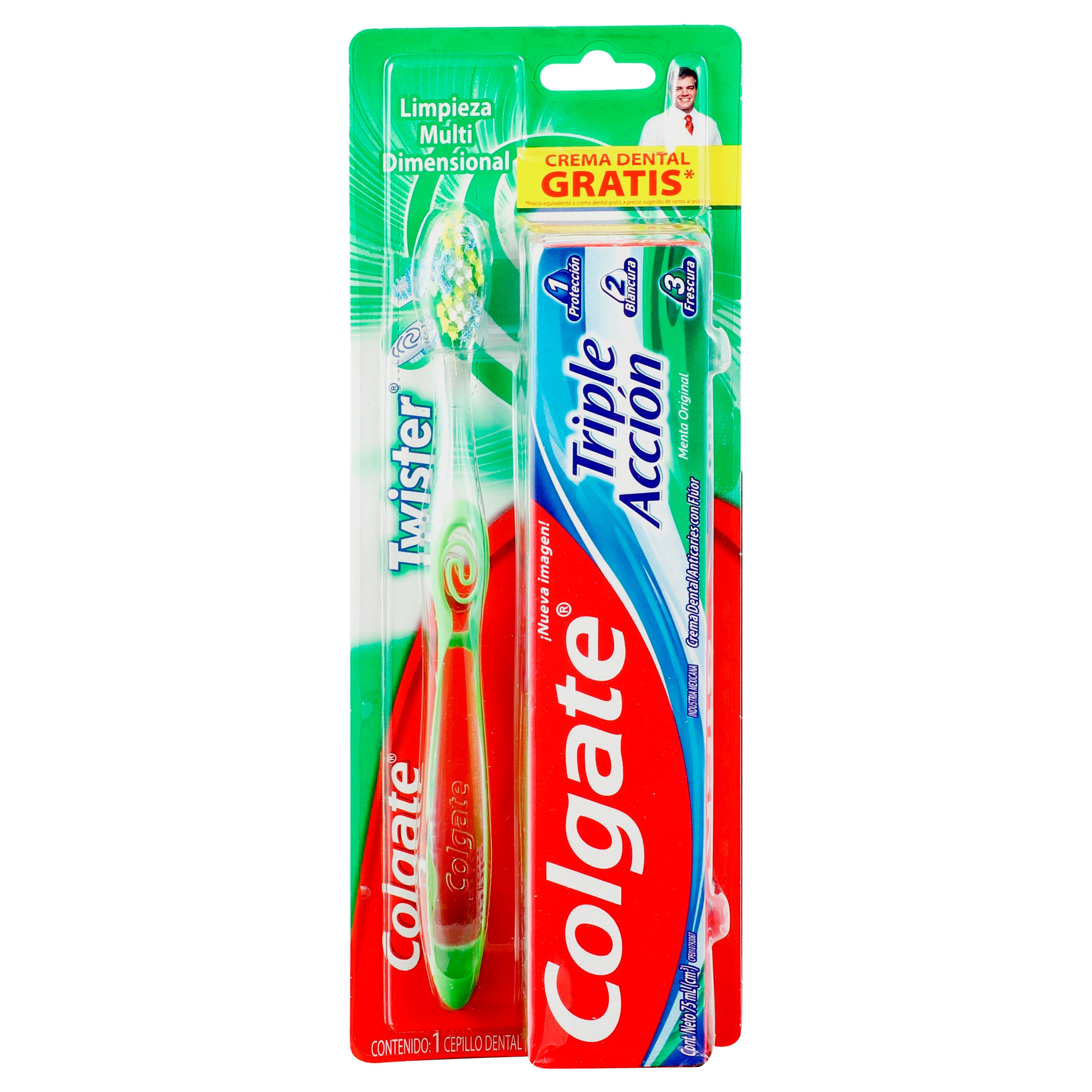 Colgate Cepillo Twister Blister Con 1-1