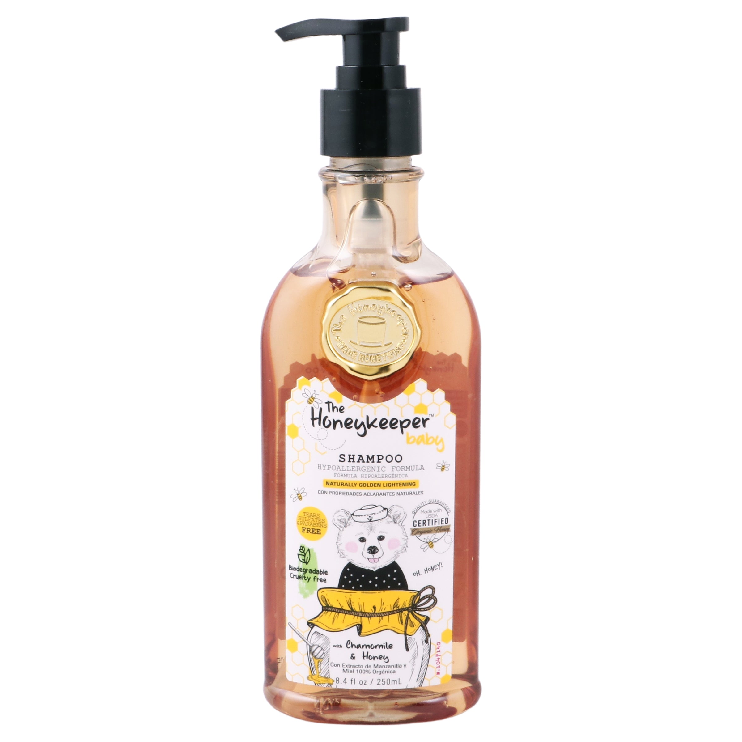 Shampoo Honeykeeper Manzanilla-Miel 250 Ml-1