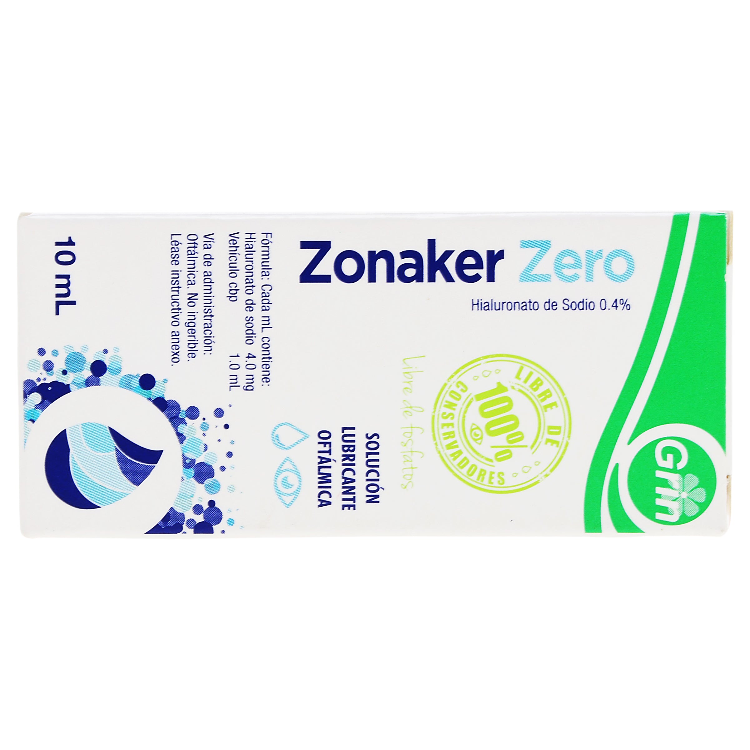 Zonaker Zero 0.4% Solución Oftal Con 10 Ml-1