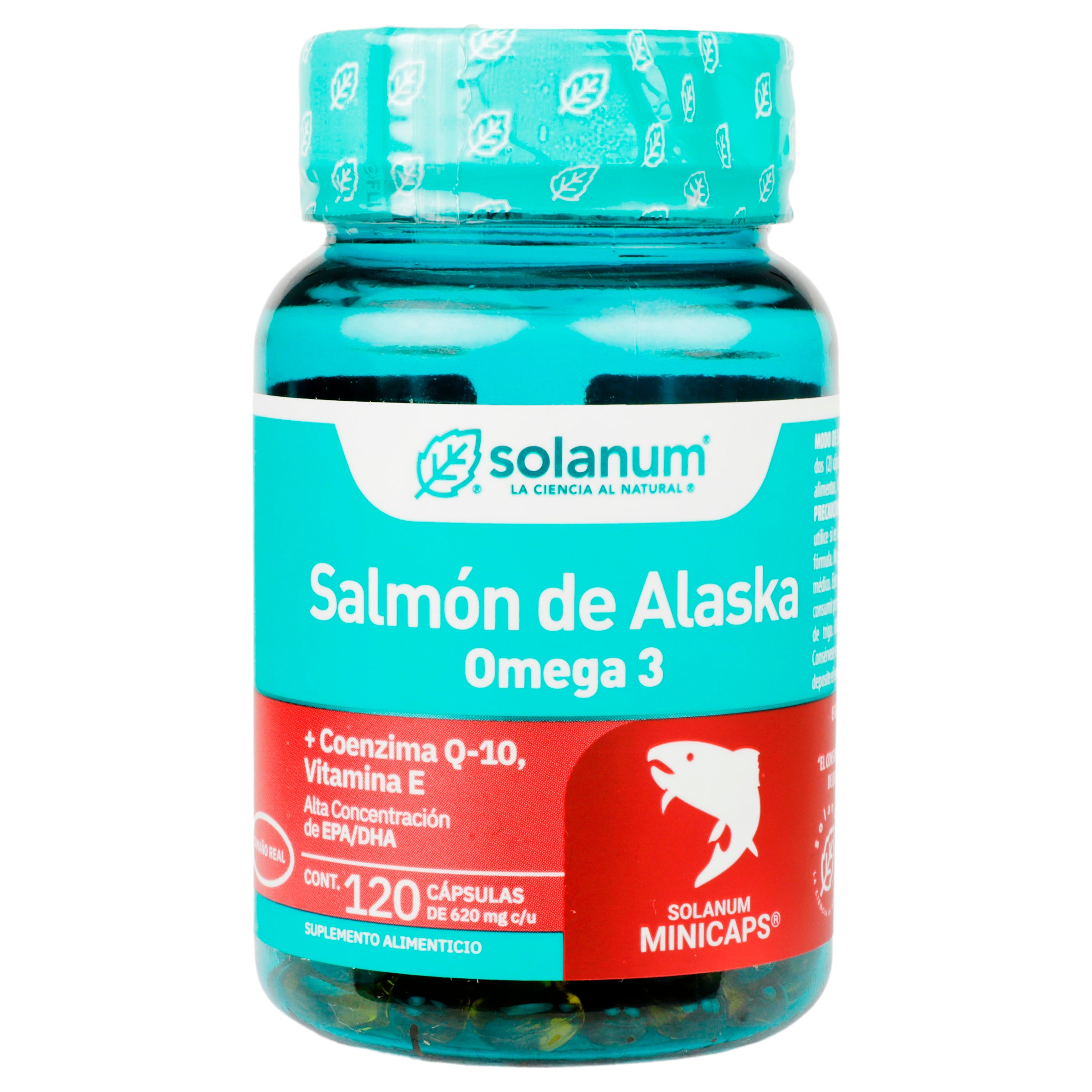 Omega 3 Salmon +Vitamina-E +Coq Con 120 Capsulas-1