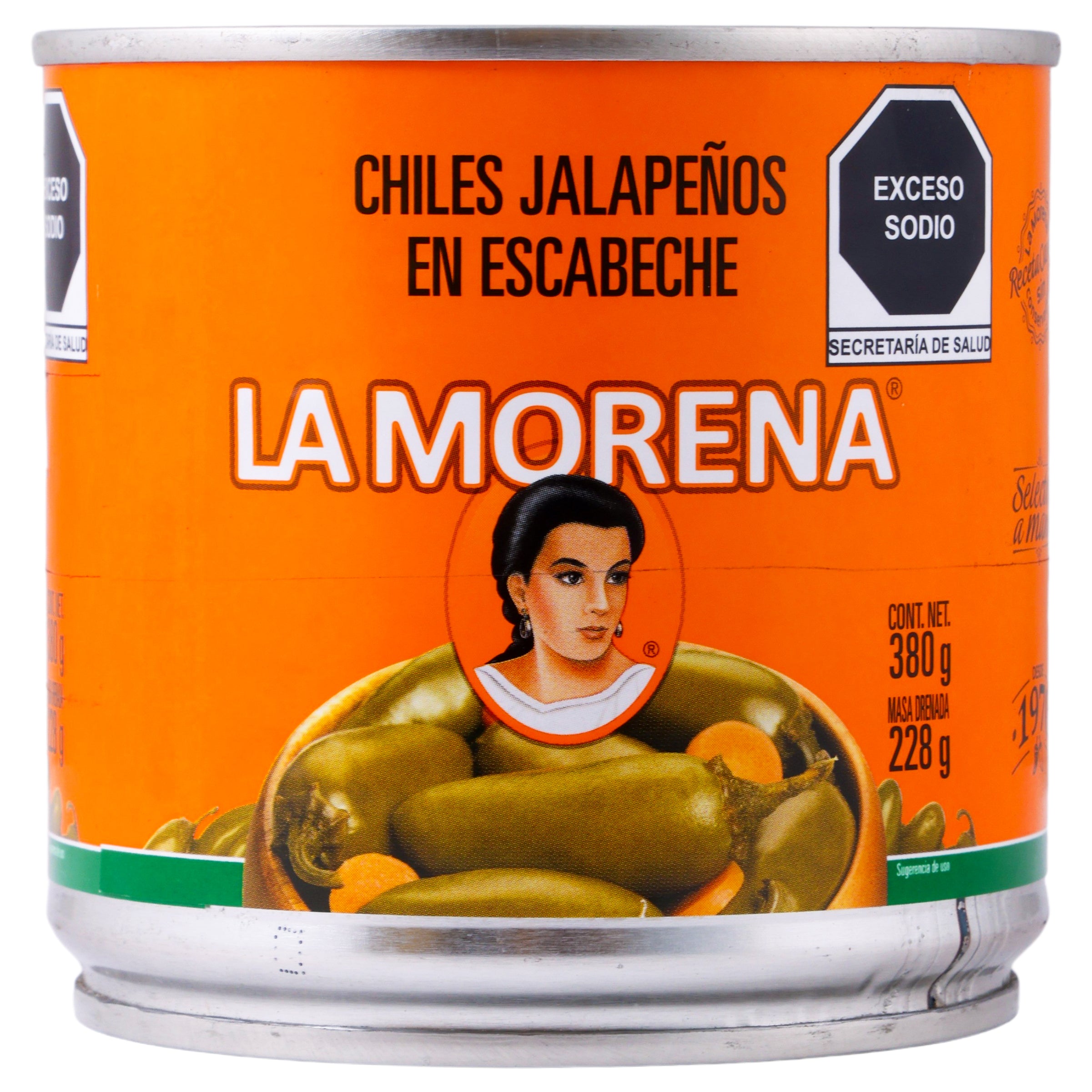 Chiles Jalapeños La Morena 380 Gr-1