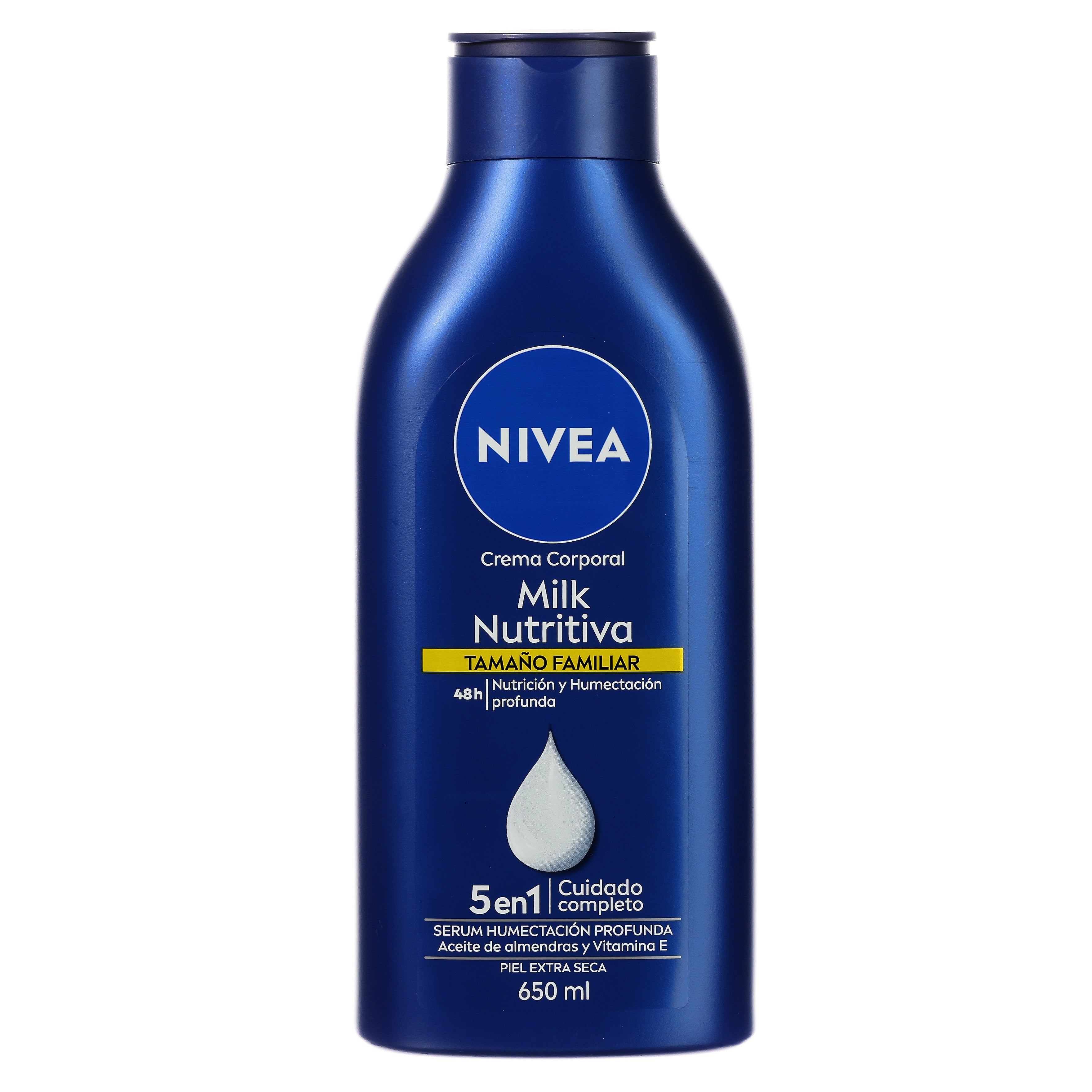 Crema Corporal Nivea Milk Nutricion 5 En 1 650 Ml-1