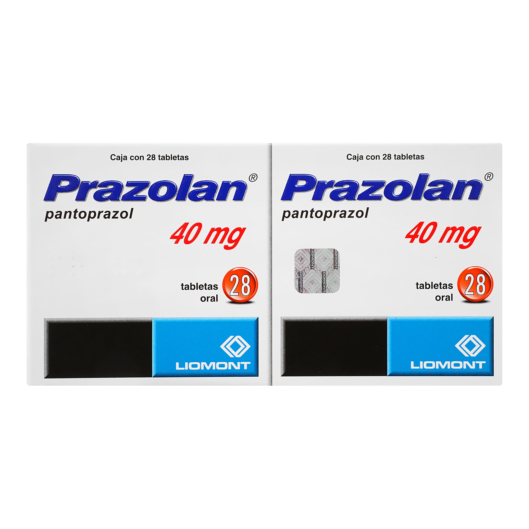 Prazolan Dual 40 Mg Grageas Con 28-1