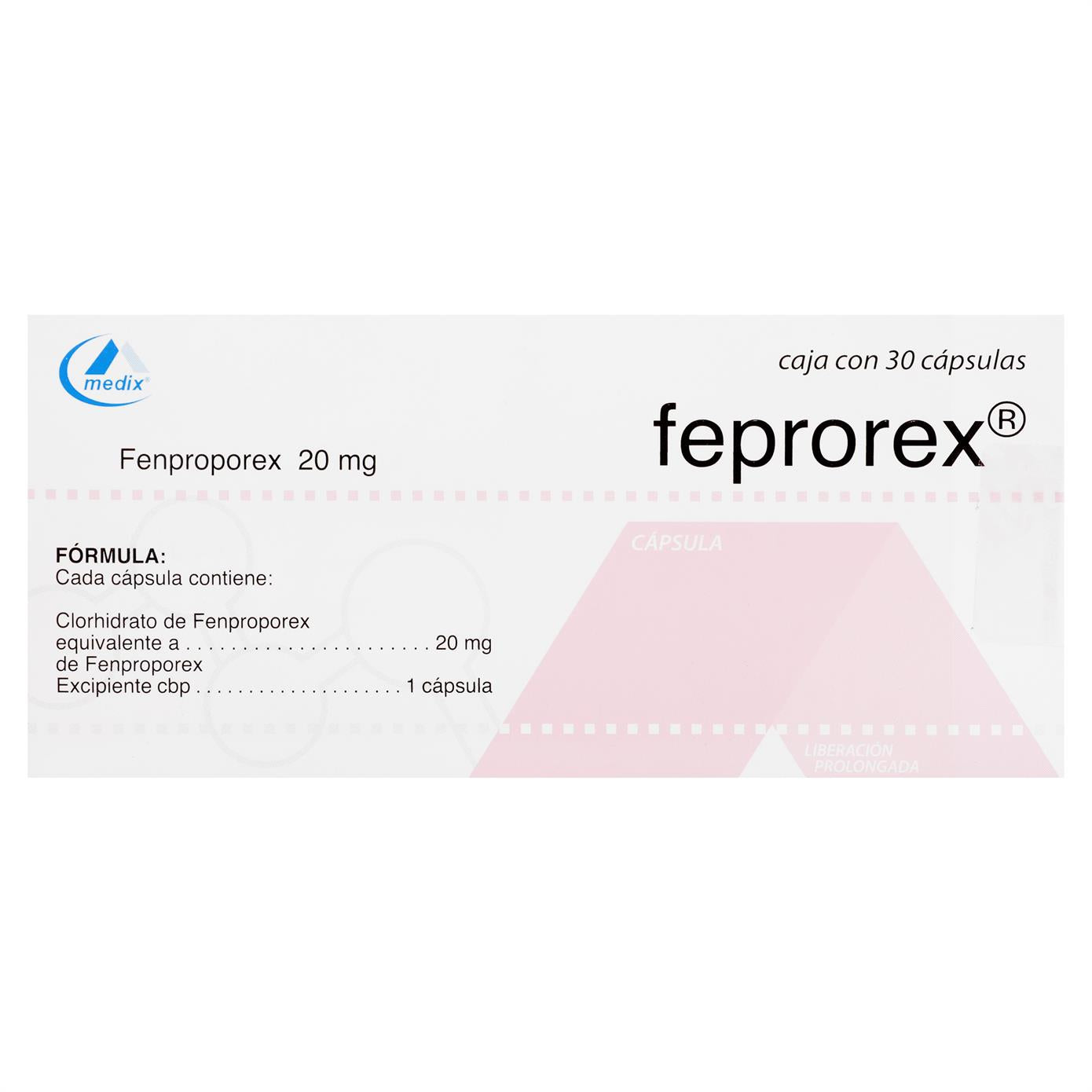 Feprorex 20 Mg Con 30 Capsulas-1