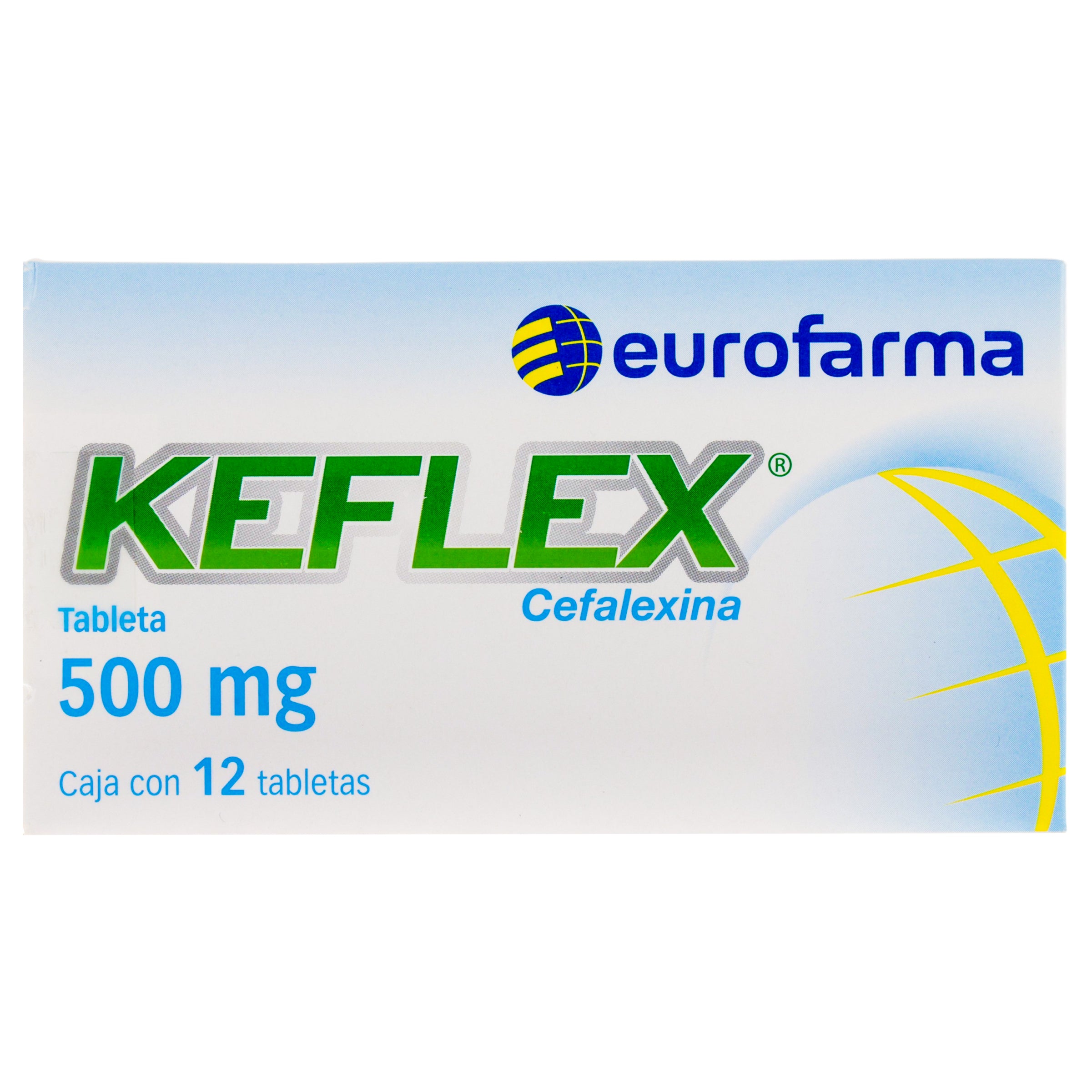 Keflex 500 Mg Tabletas Con 12-1