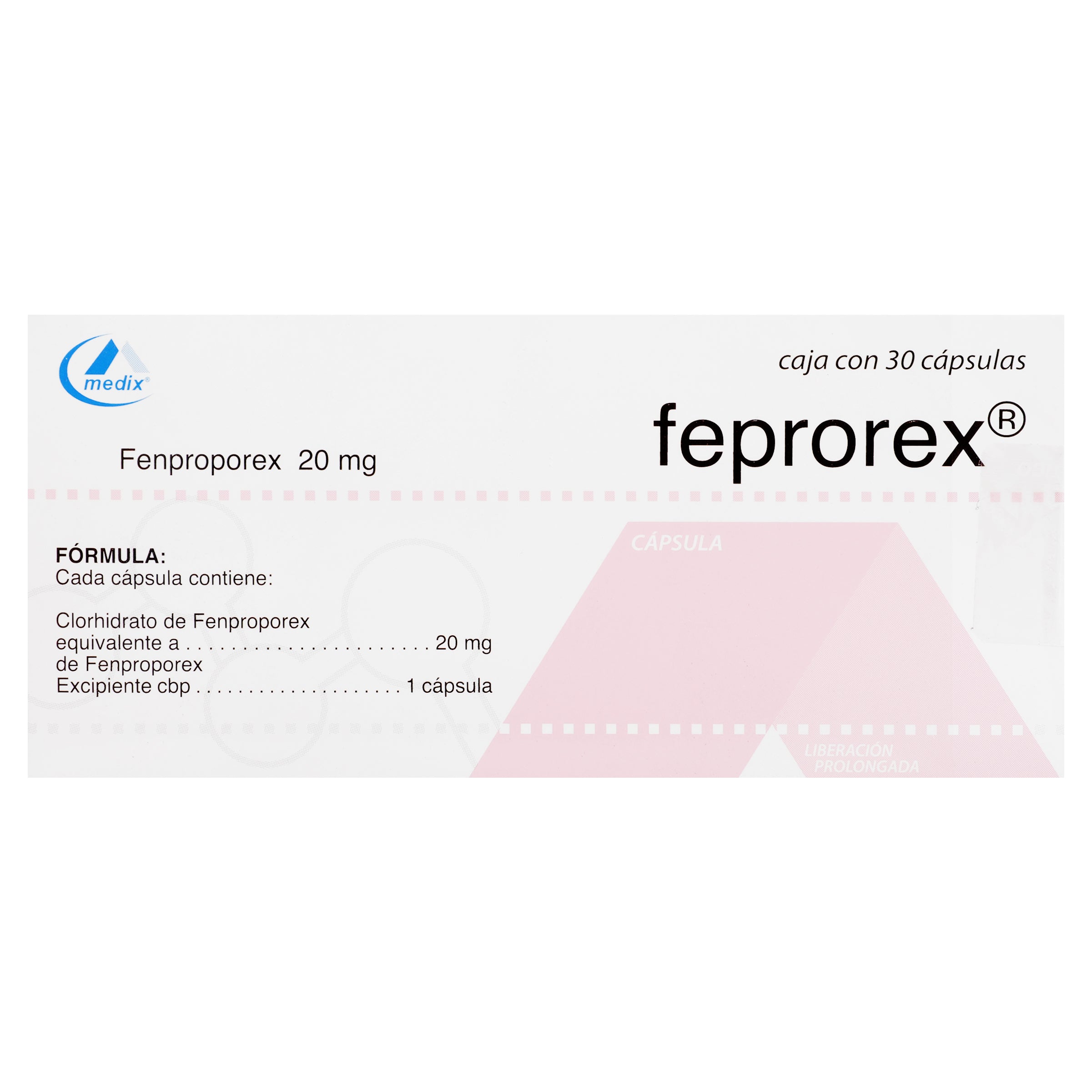 Feprorex 20 Mg Con 30 Capsulas-2