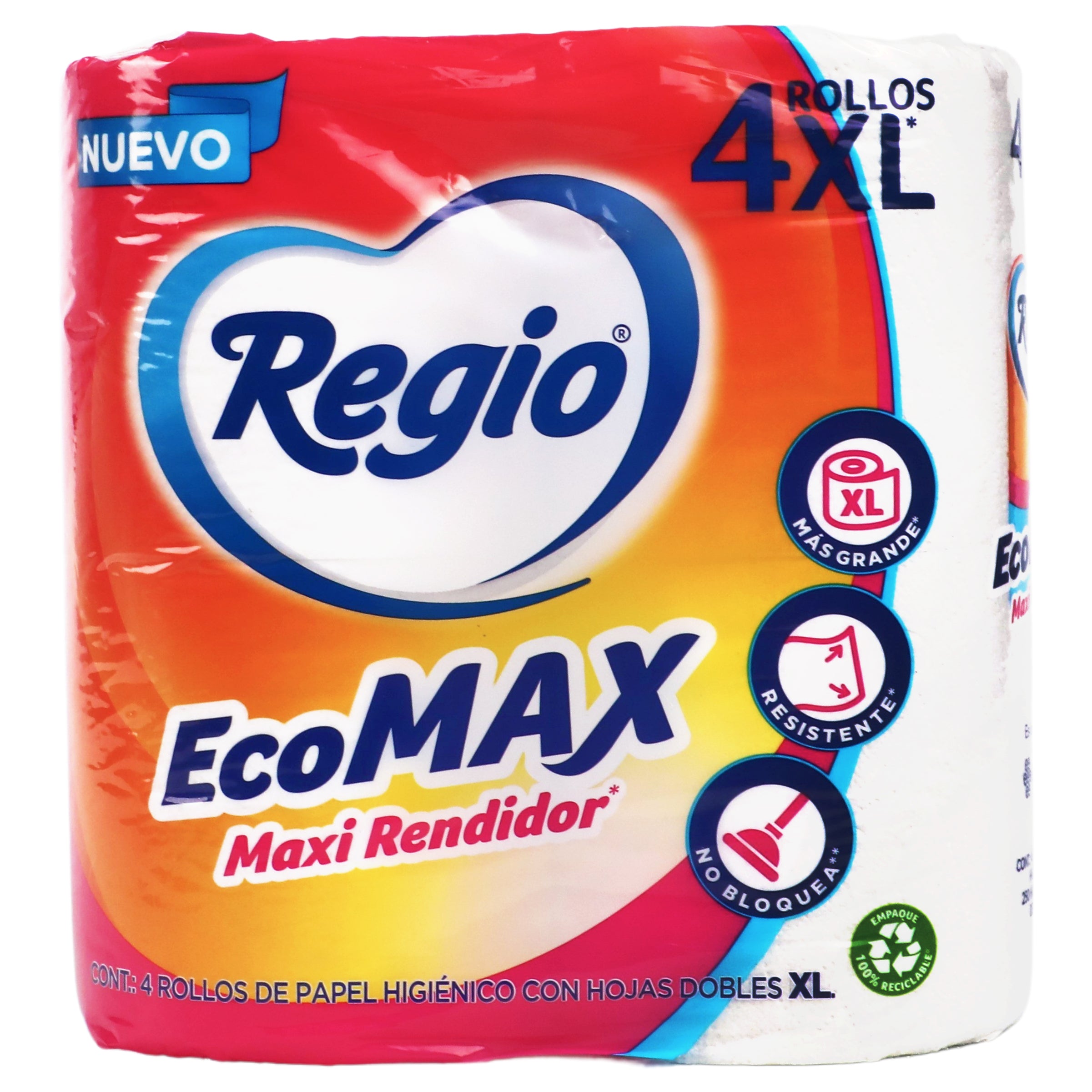 Papel Higienico Regio Ecomax 4 Rollos-1