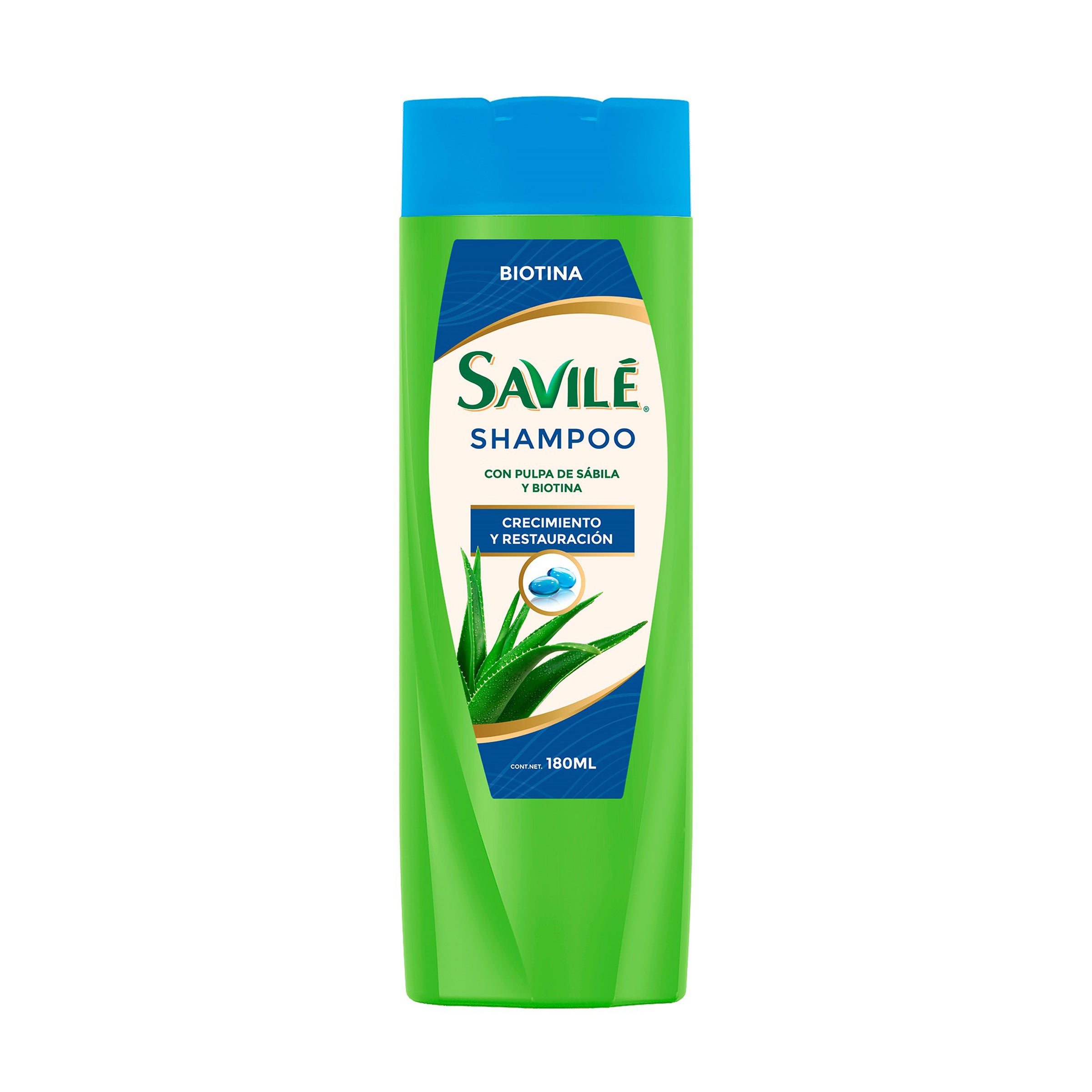 Shampoo Savile Biotina -Caid Crec Salud180 Ml-1