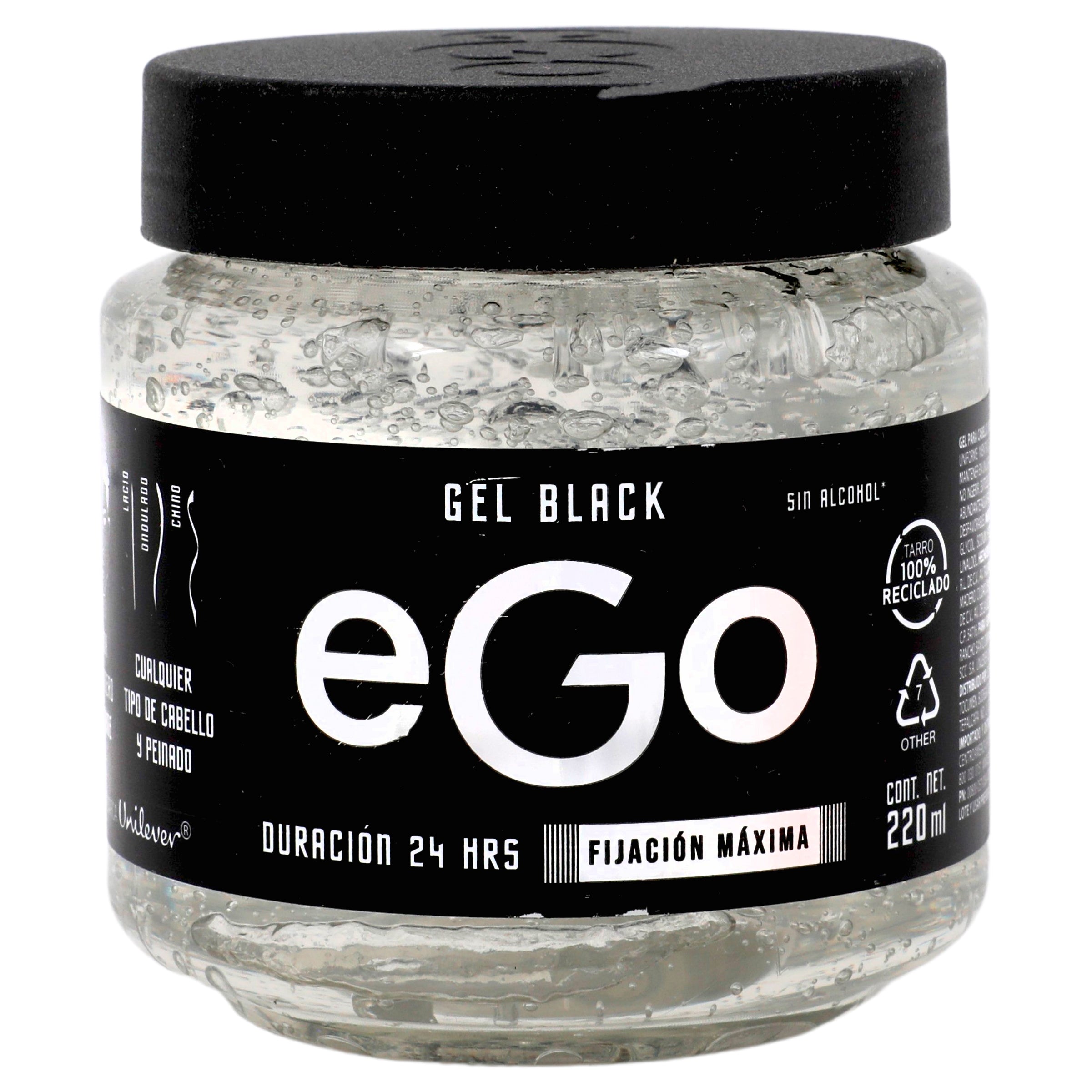 Gel Ego Black 24 Horas Fijacion Maxima 220 Ml-1