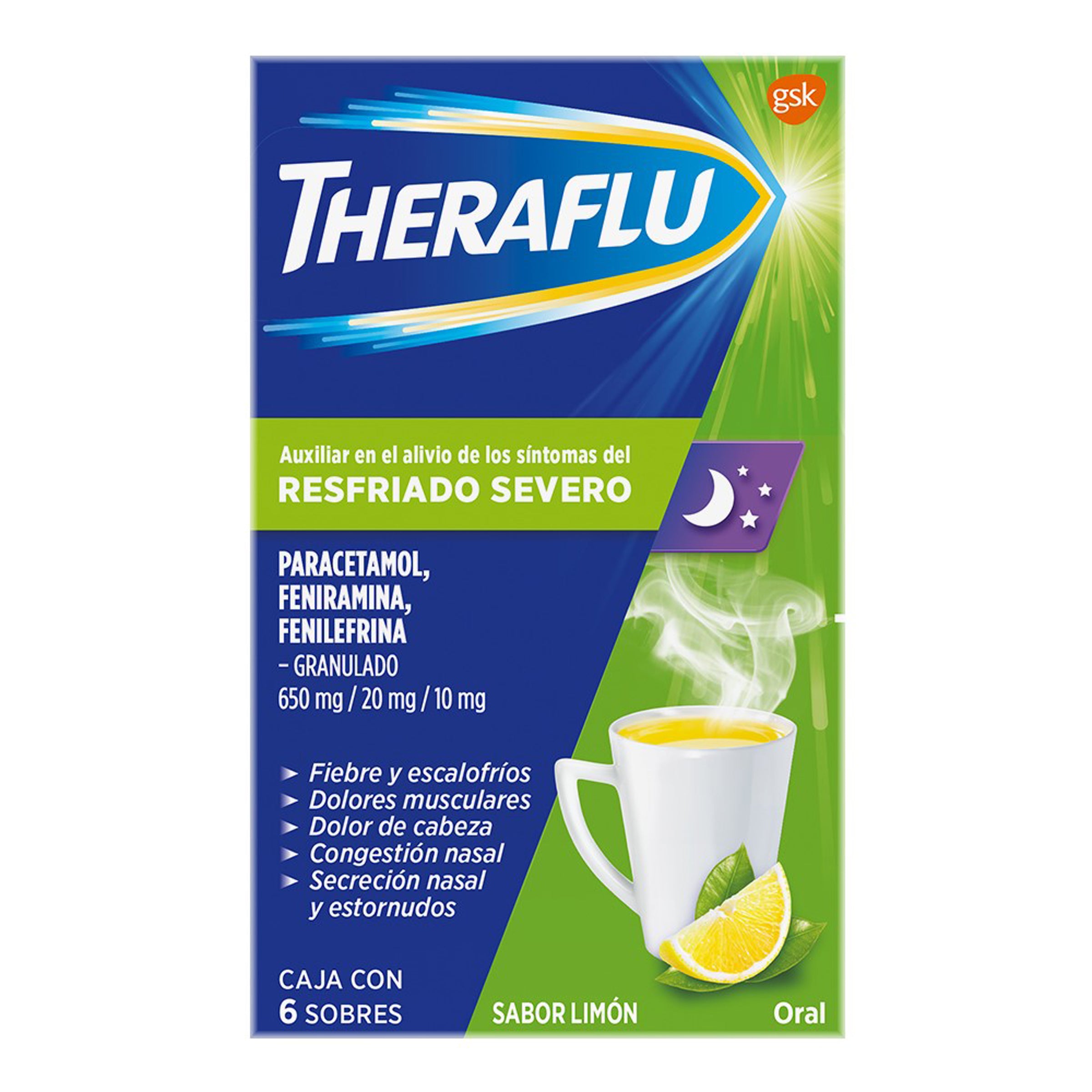 Theraflu Exverde 10 Mg Con 6 Sobres-1