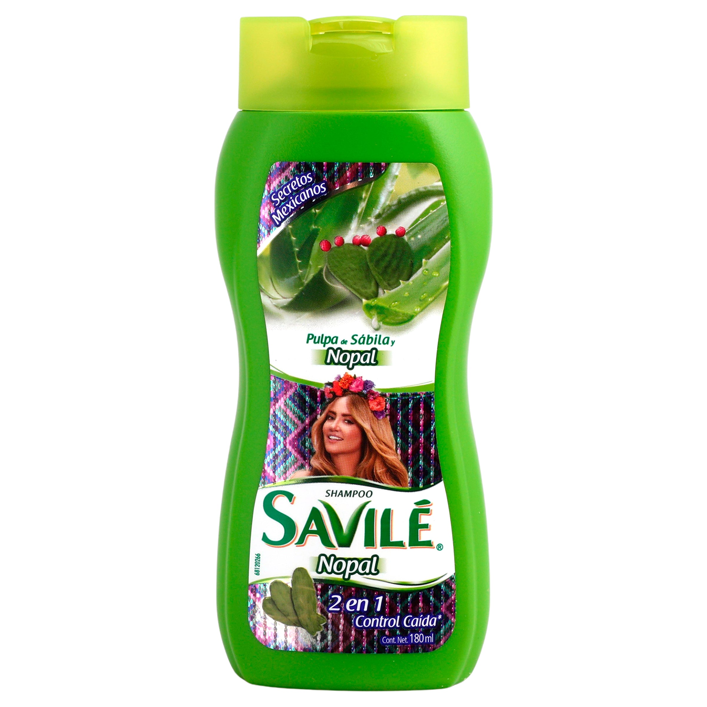 Shampoo Savile C-Caida 2 En 1 Nopal 180 Ml-1