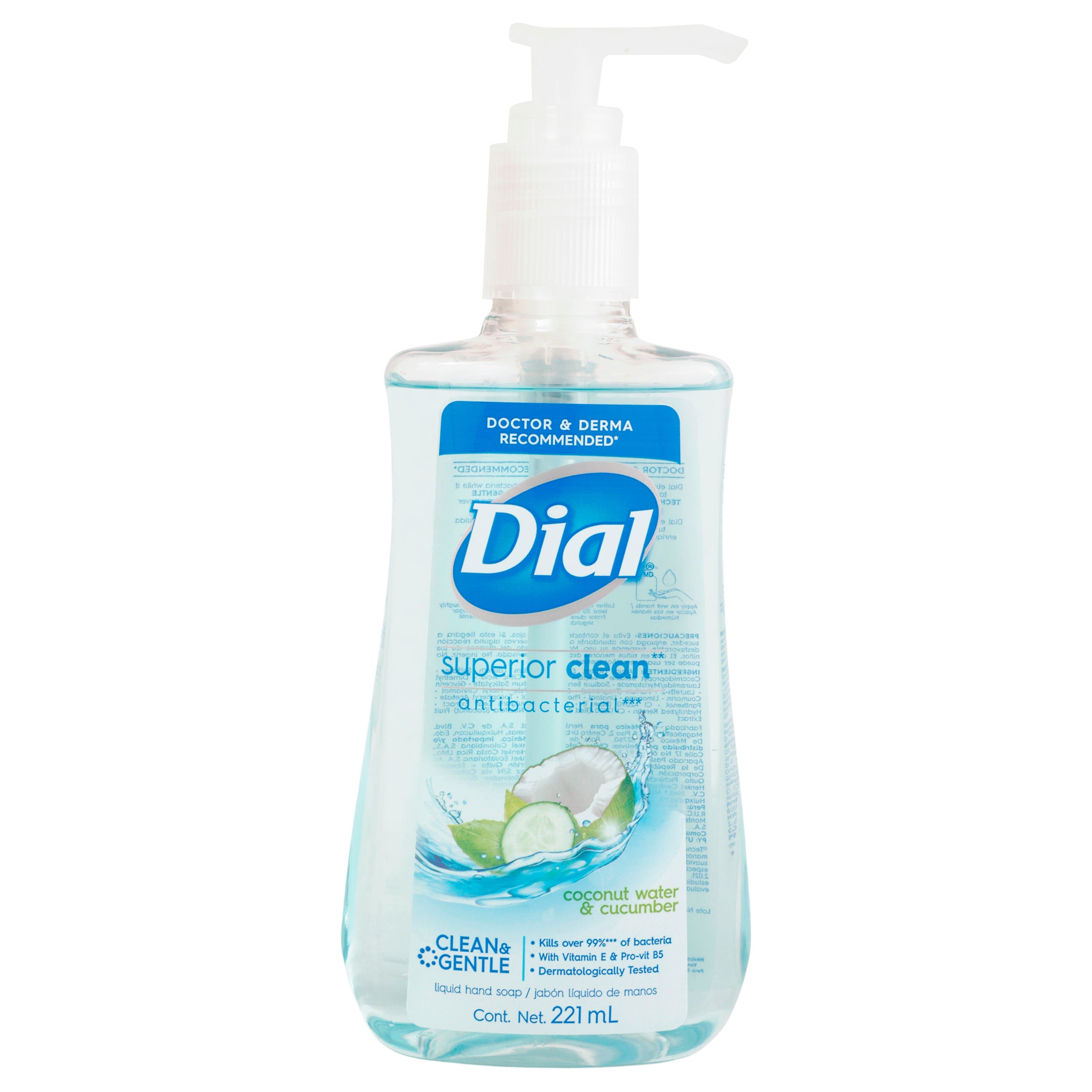 Jabon Dial Liquido Coco Pepino 221 Ml-1