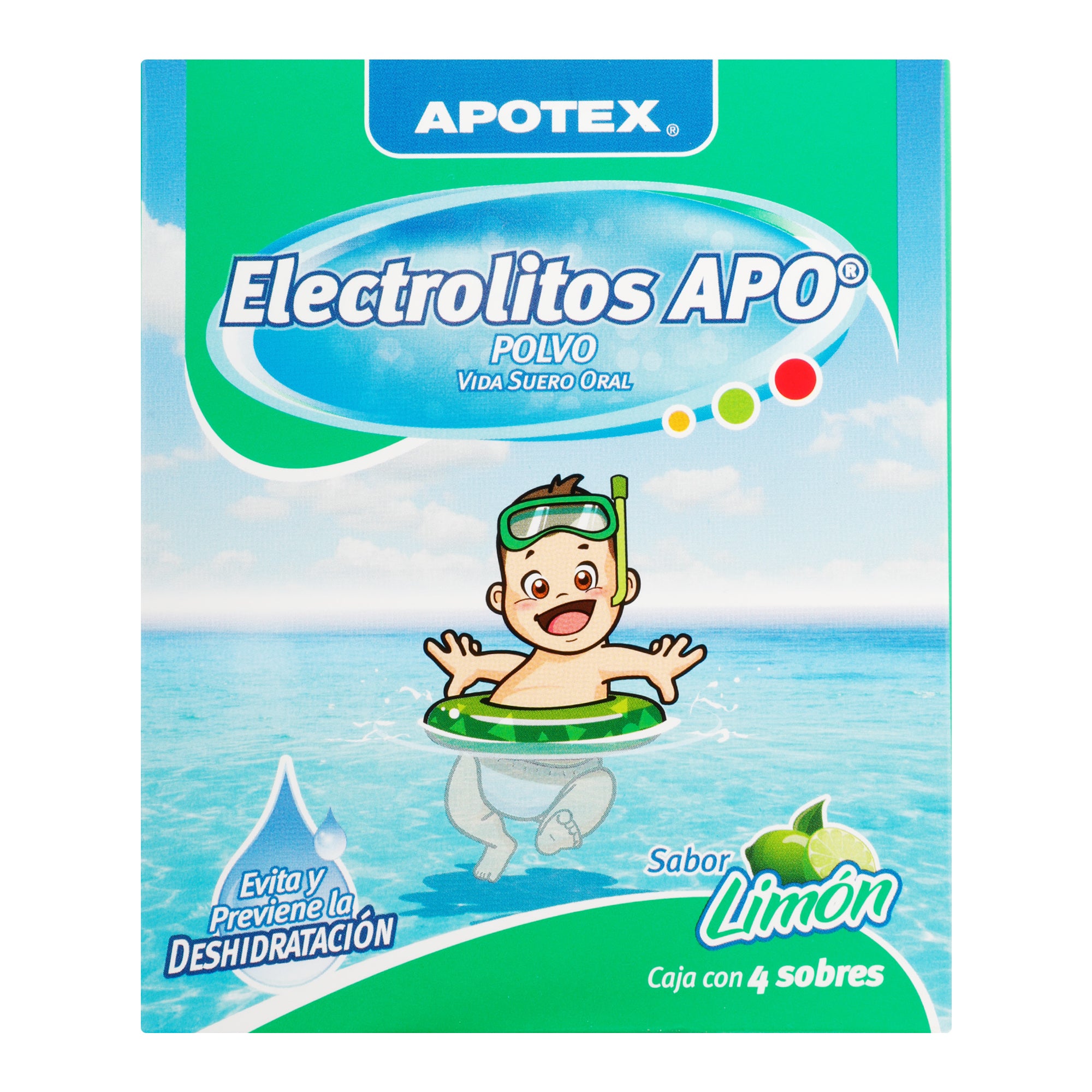 Electrolitos Apo Limon Sobres Con 4 Piezas-1