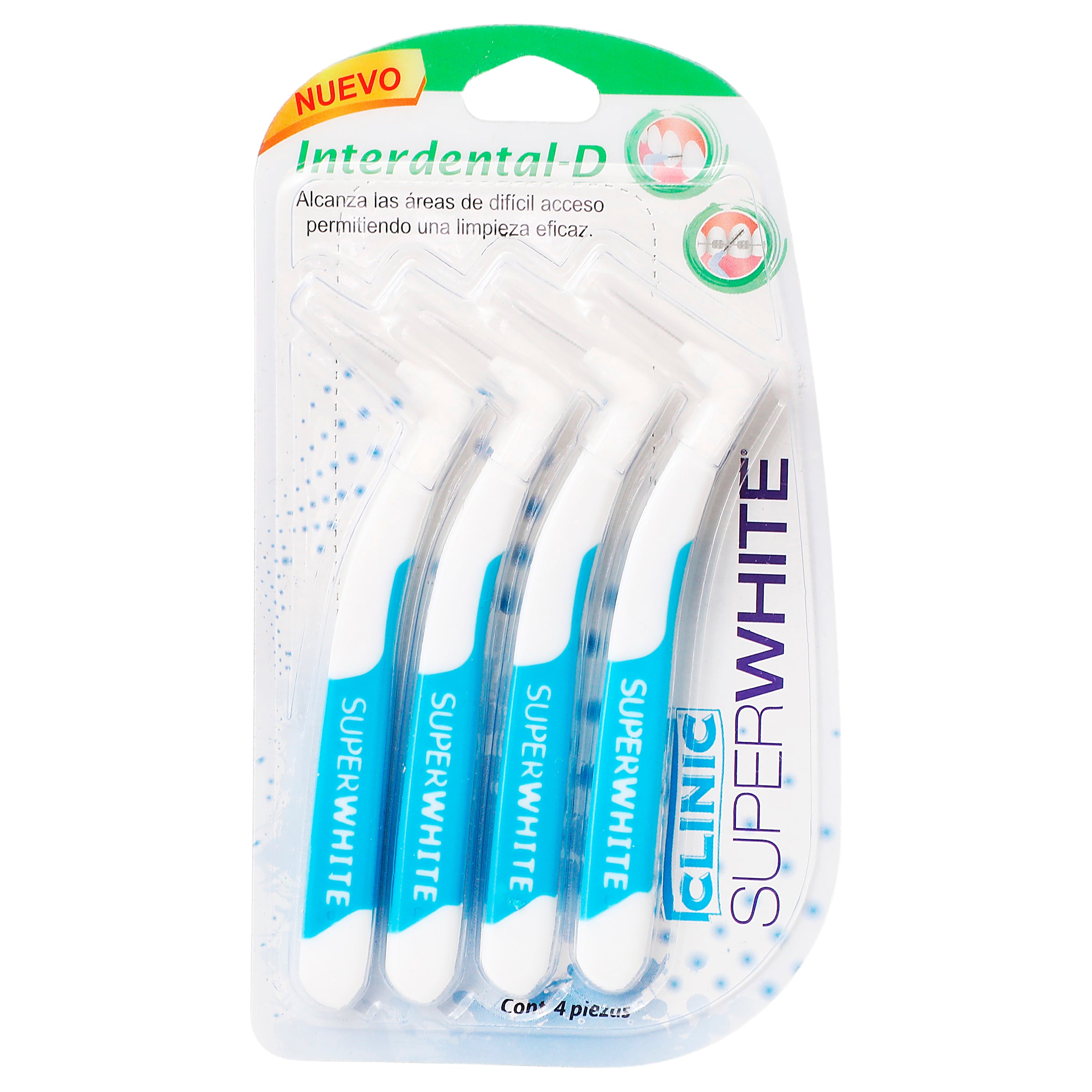 Cepillo Dental Clinic Interdental-D Con 4-1