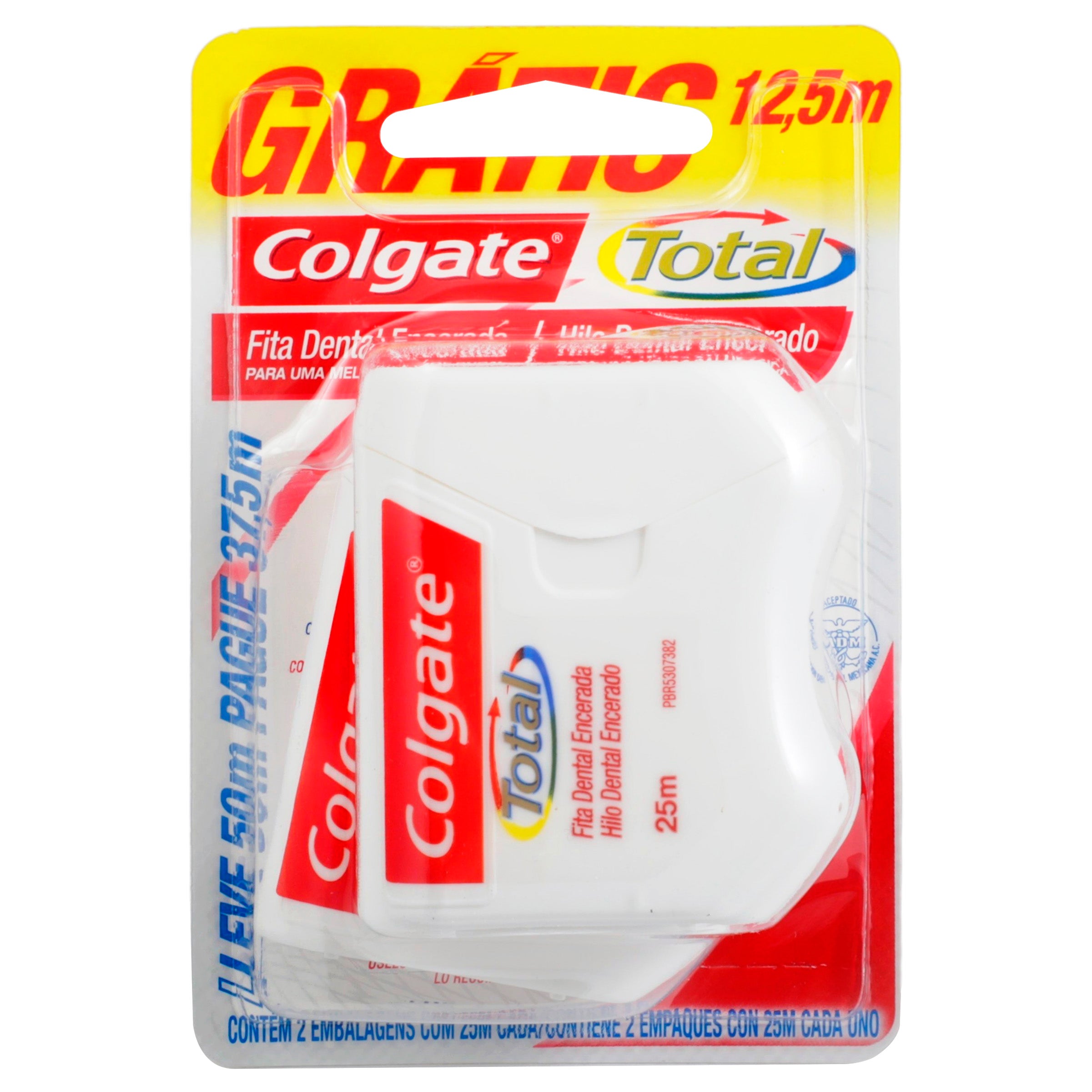 Hilo Dental Colgate Total Encerado 2 X 25 M-1