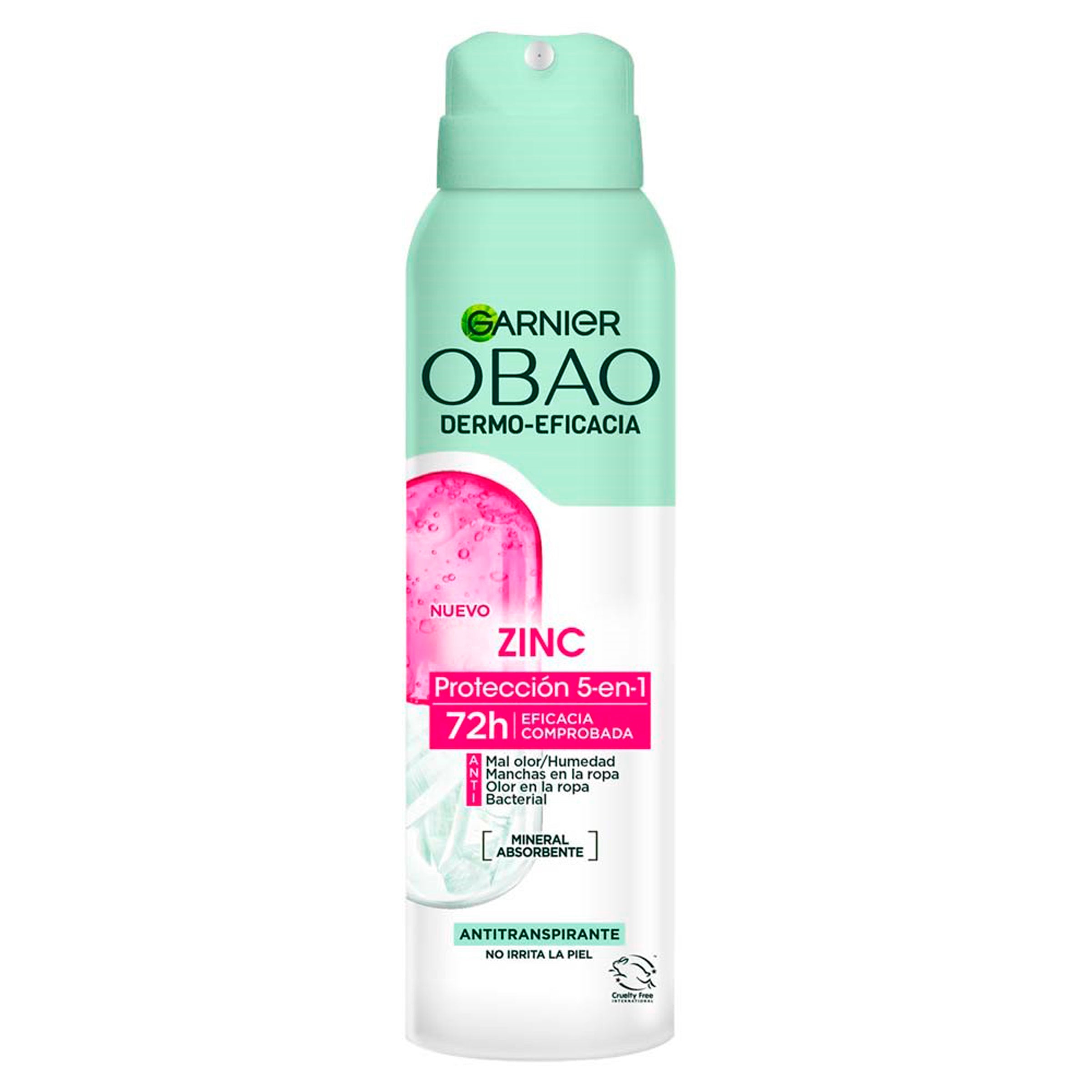 Desodorante Obao Dermo-Eficacia Zinc Spray 150 Ml-1