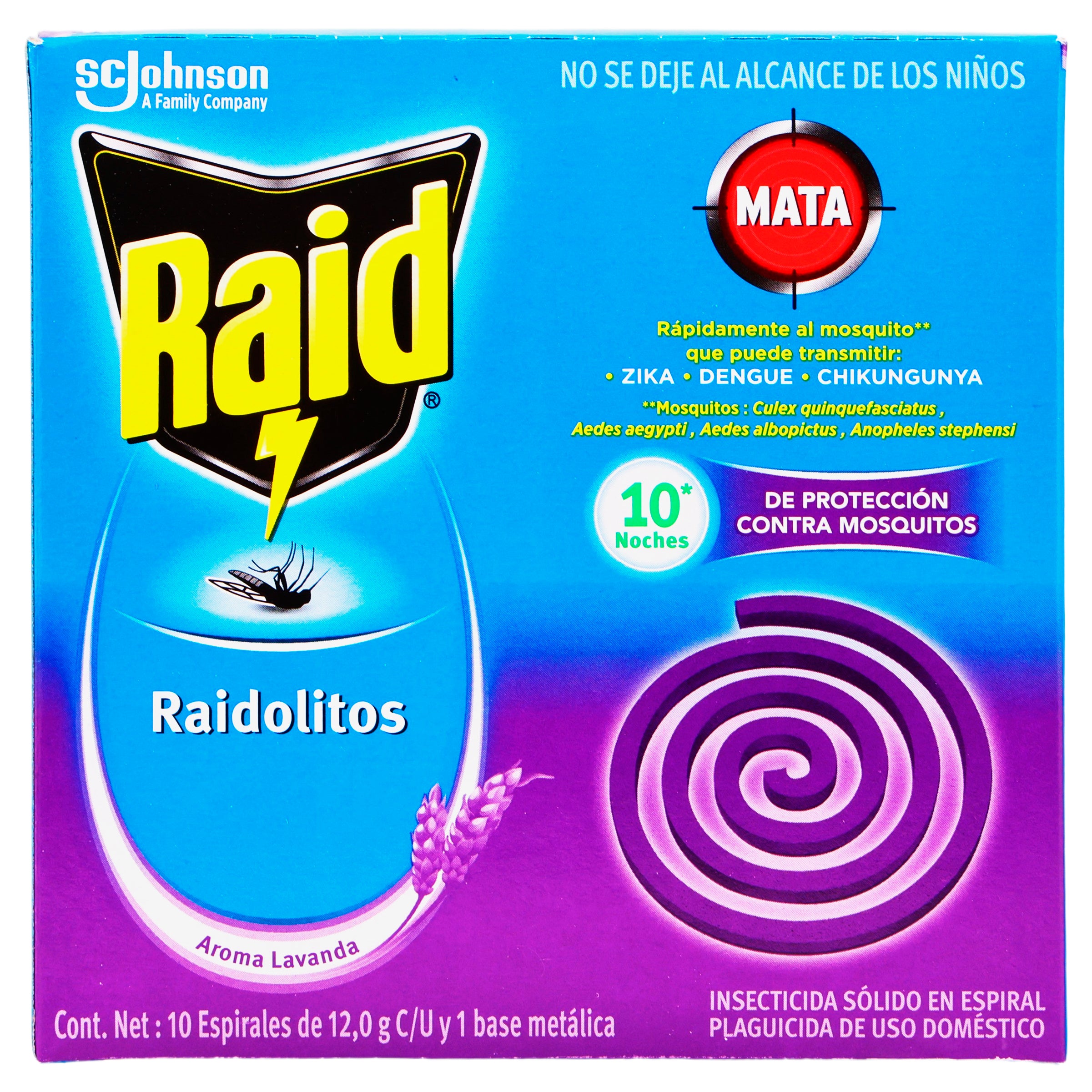 Raidolitos Lavanda Espirales C/10 Piezas-1