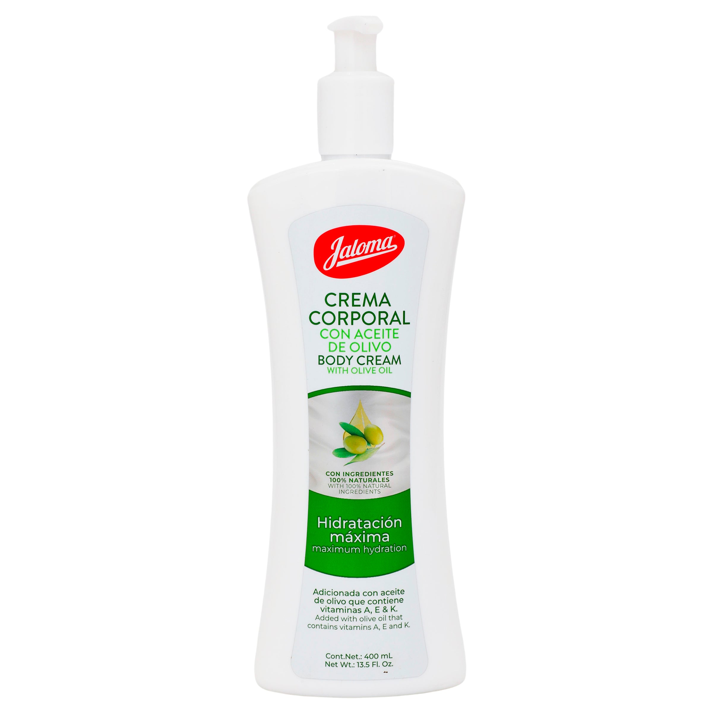 Jaloma Crema Corporal Aceite De Olivo 400 Ml-1