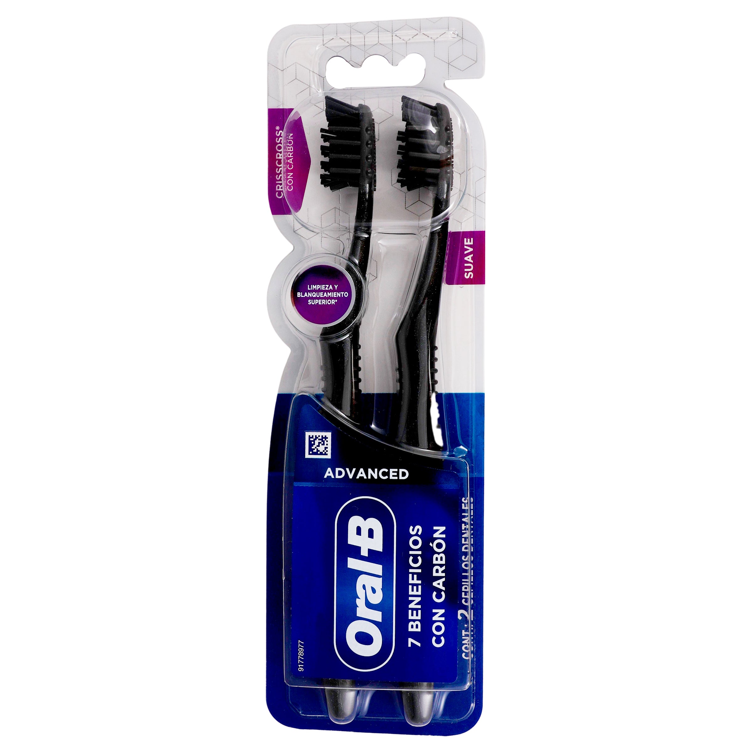 Cepillo Dental Oral-B 7 Benef Carb Con 2-1