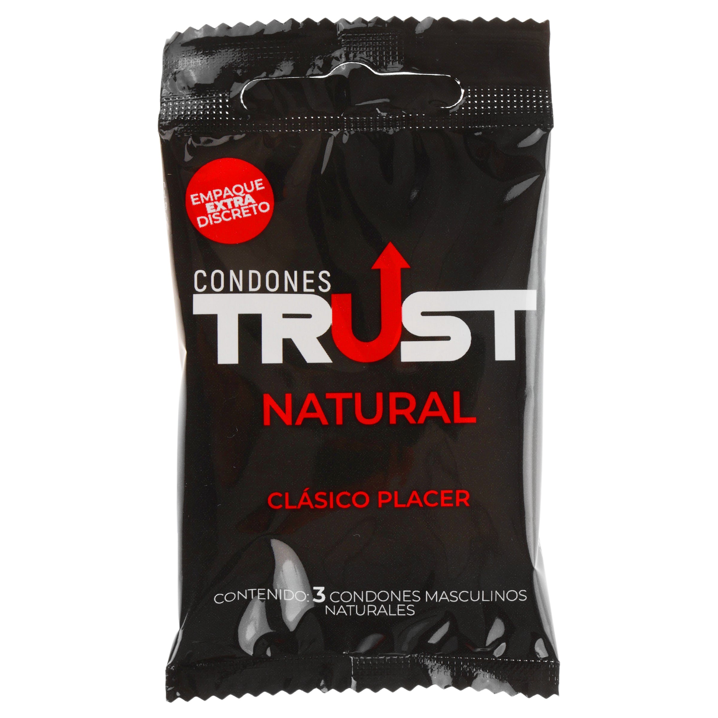 Preservativo Trust Natural Con 3 Piezas-1