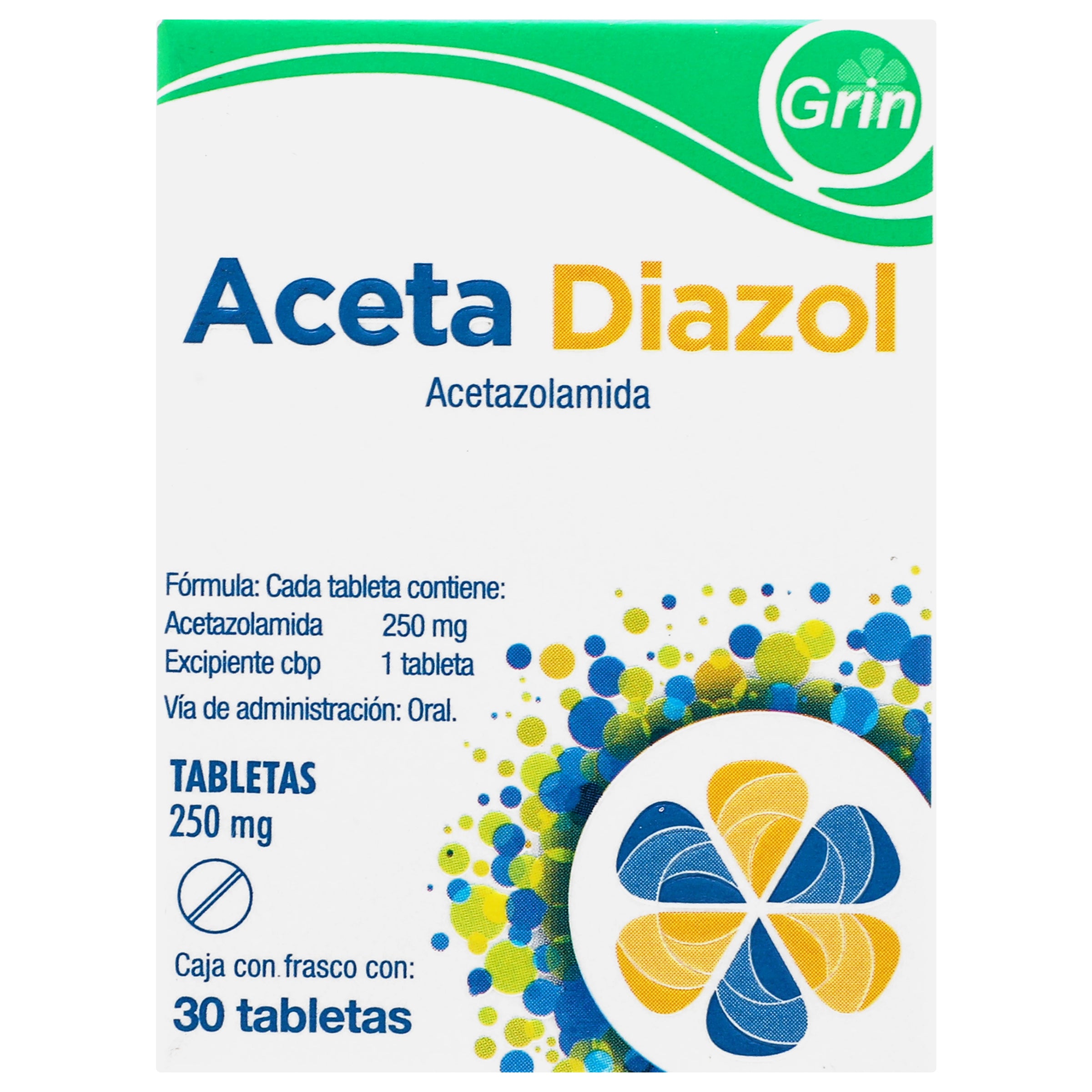 Aceta-Diazol 250 Mg Tabletas 30-1