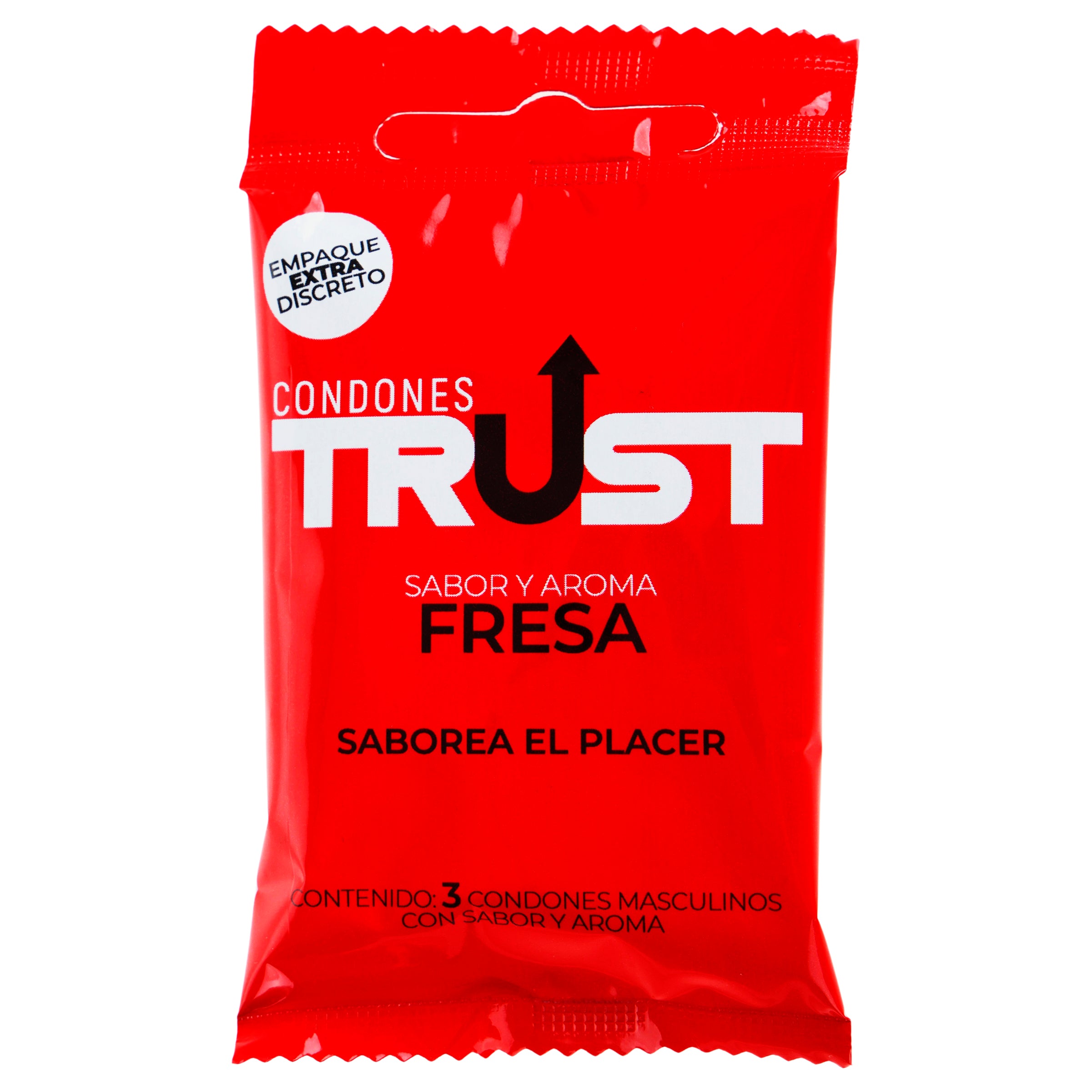 Preservativo Trust Fresa Con 3 Piezas-1