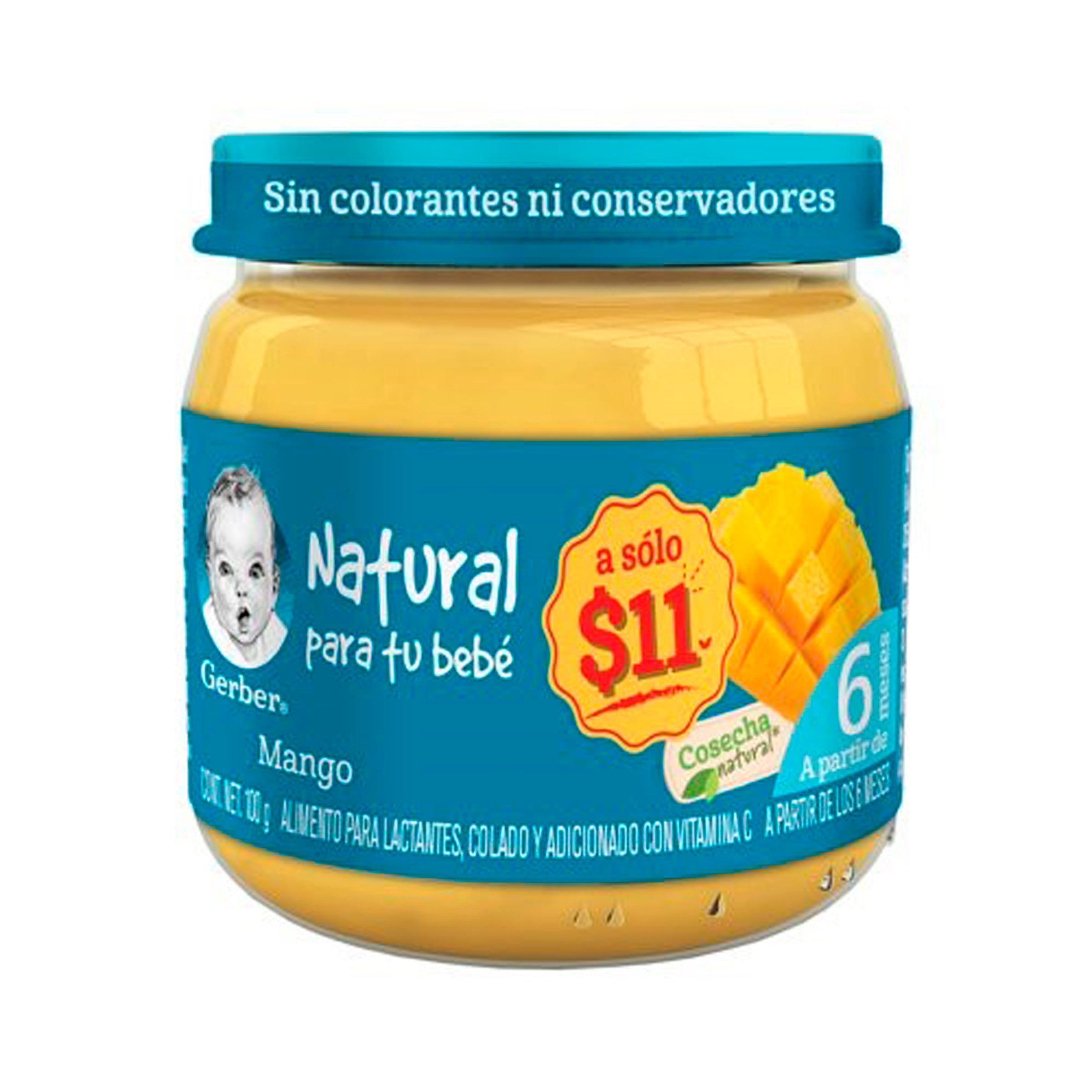 Gerber Segunada Etapa Pure Mango 100 G-2