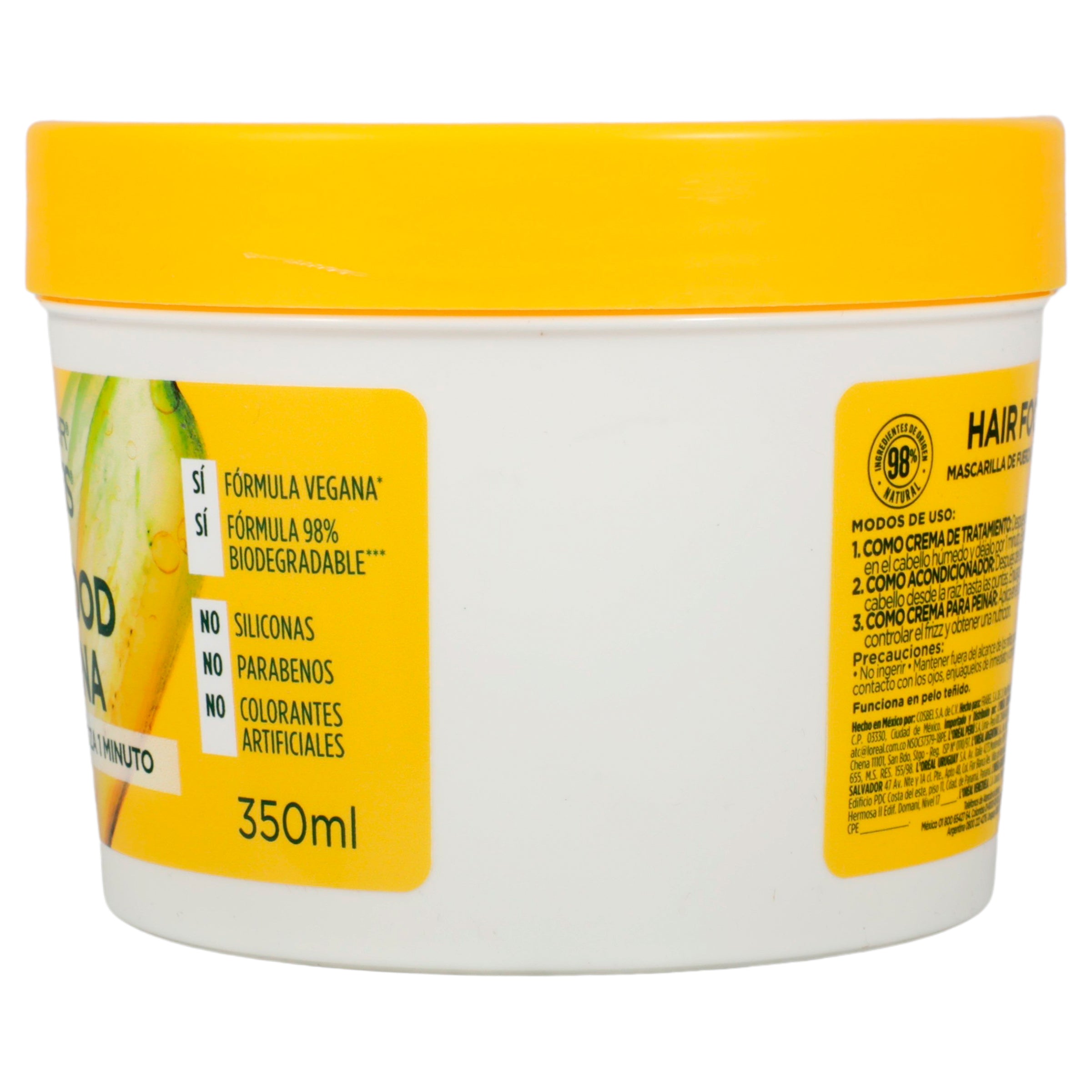 Mascarilla Fructis Cabello Debil Banana 350 Ml-5